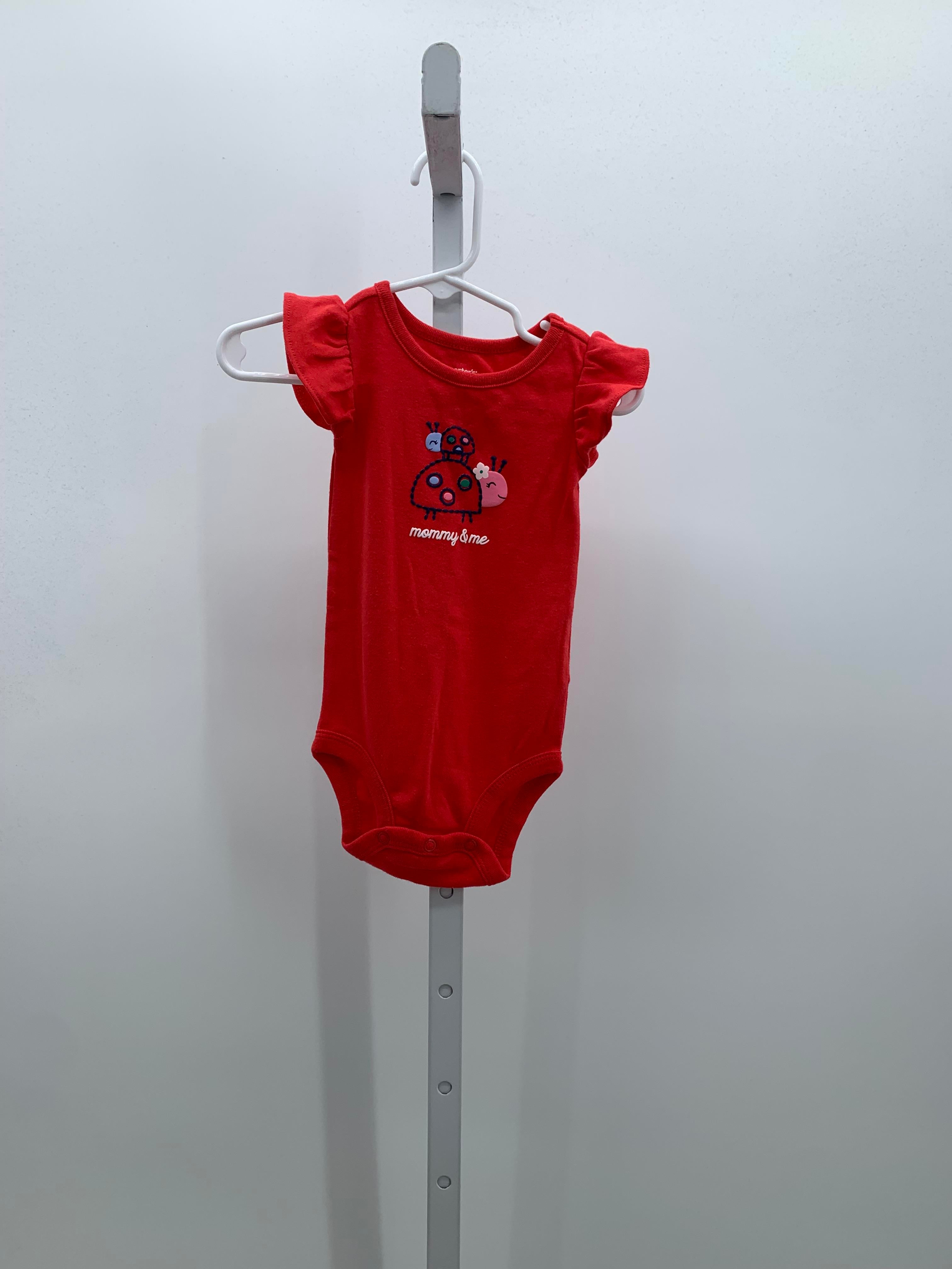 Carters Size 6 Months Girls Short Sleeve Shirt