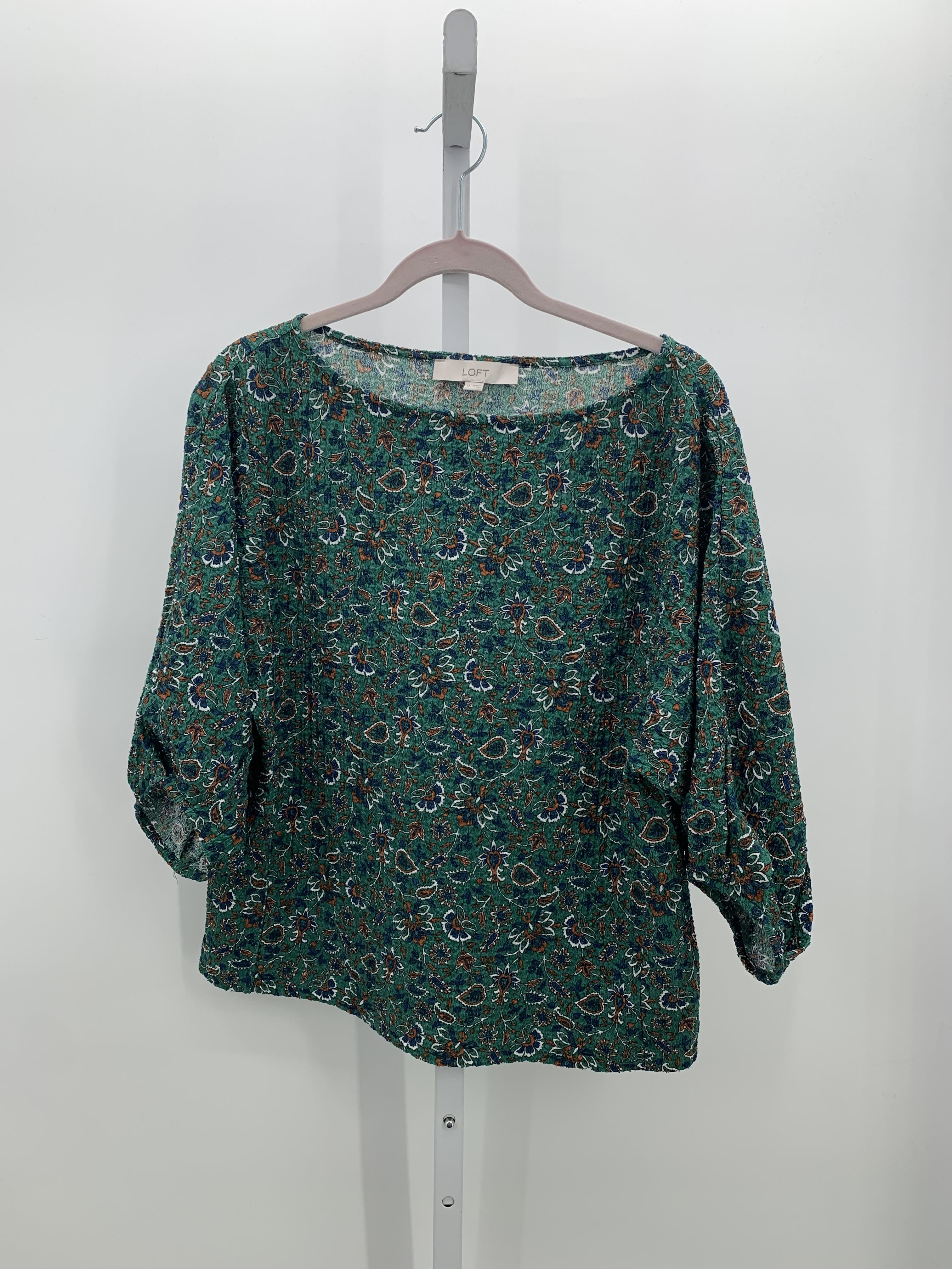 Loft Size Medium Misses 3/4 Sleeve Shirt