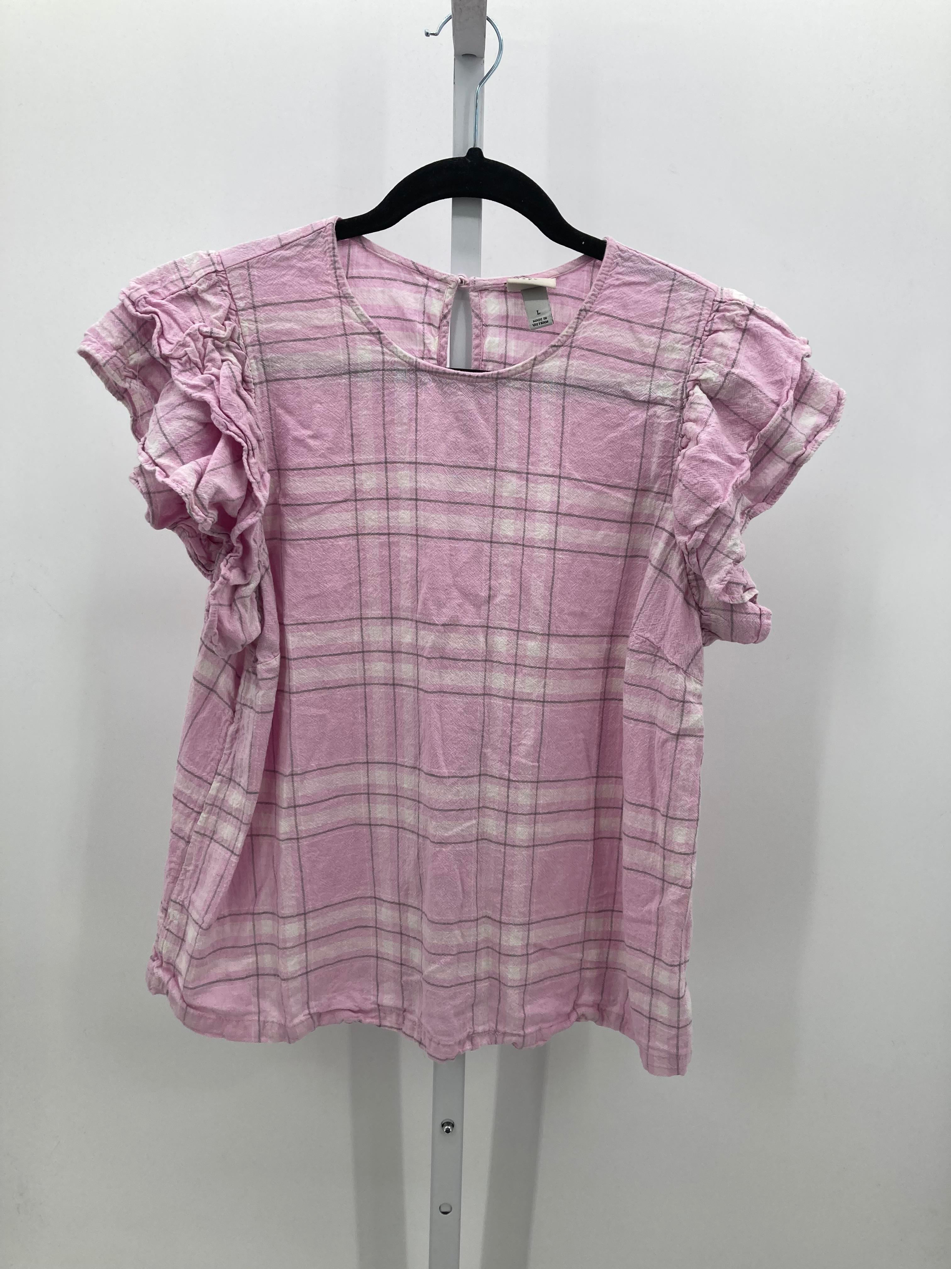 A New Day Size Large Misses Short Sleeve Shirt