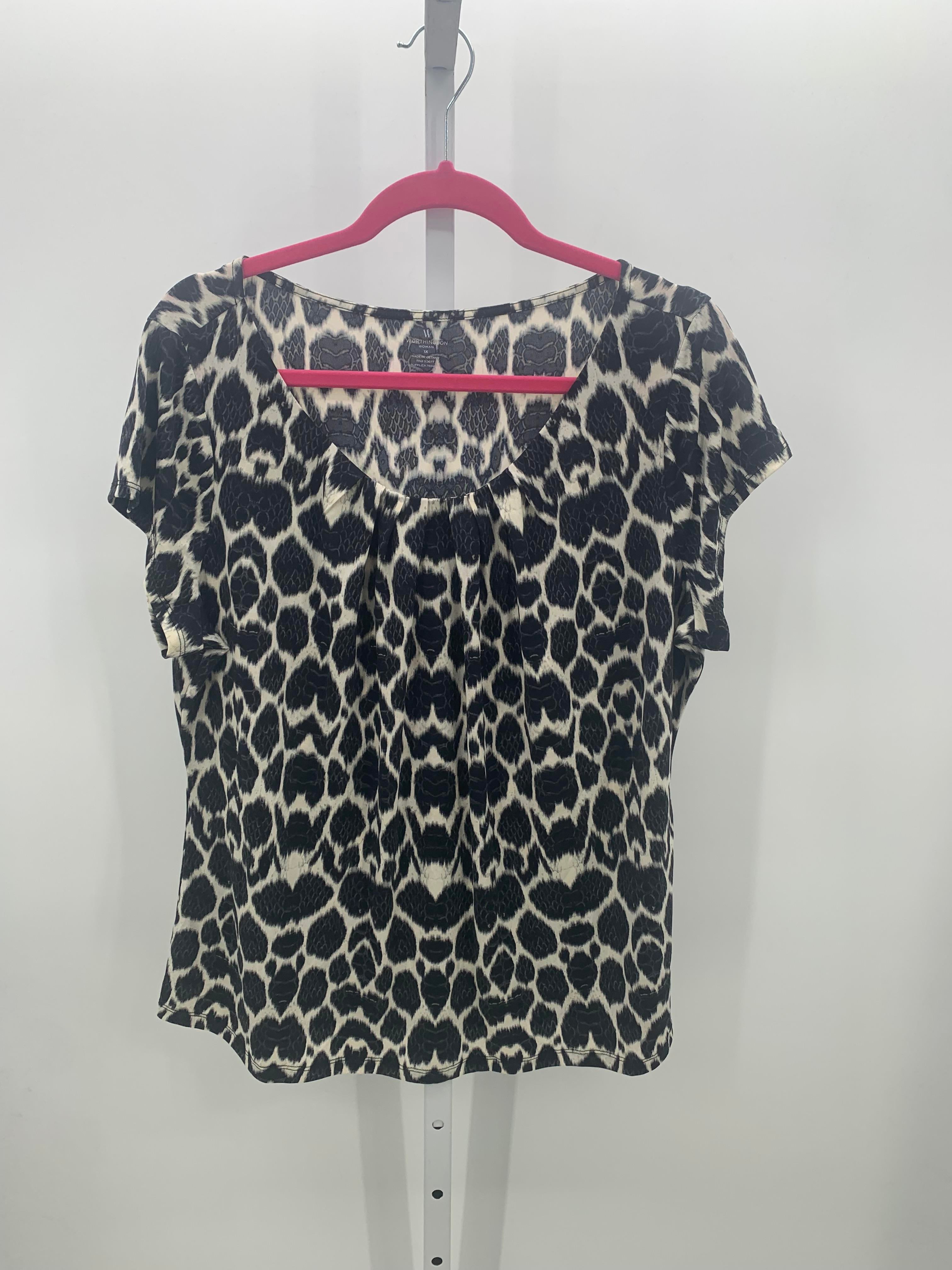 Worthington Size 1X Womens Sleeveless Shirt