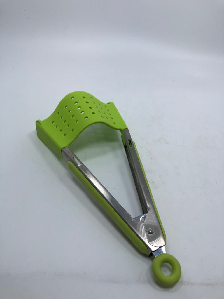 GREEN CLEVER TONG SPATULA.