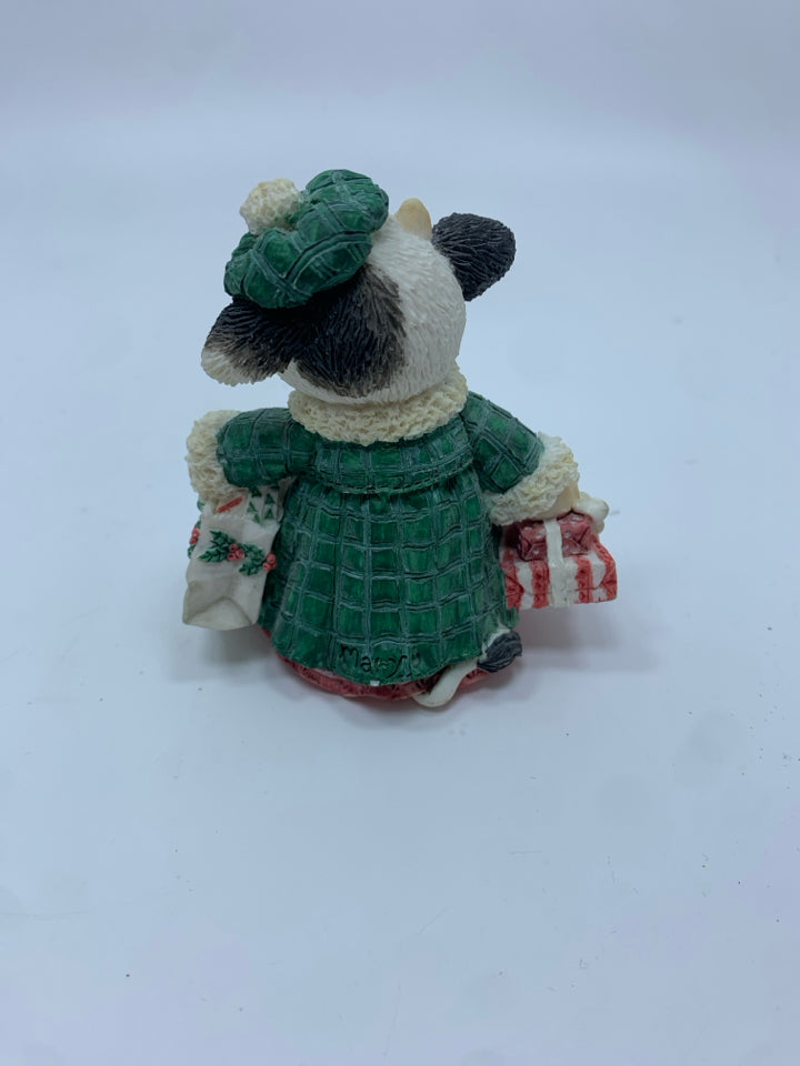 "SHOP TILL THE COWS COME HOME" MARY MOOMOOS FIGURE.