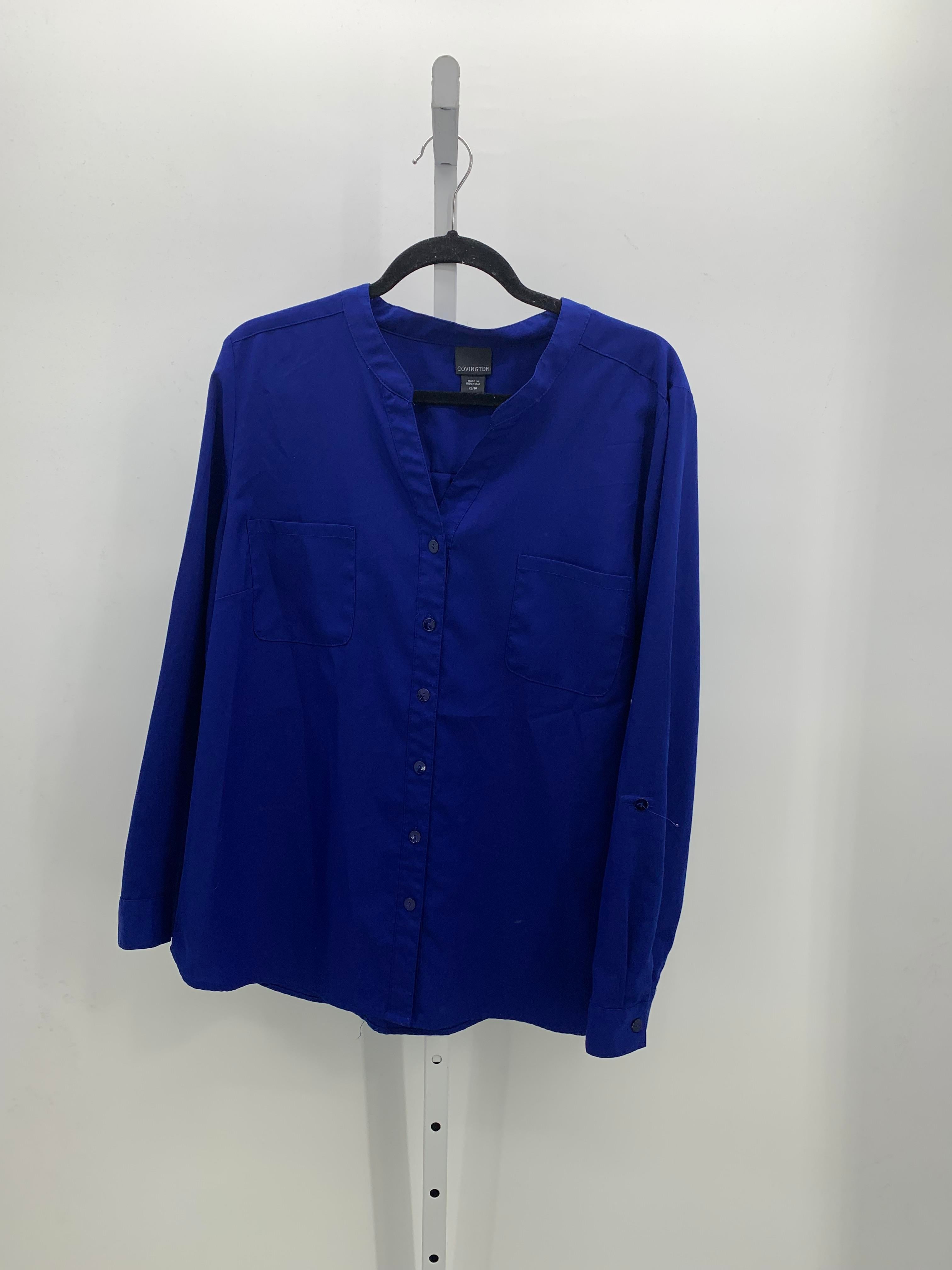 Covington Size Extra Large Misses Long Sleeve Shirt
