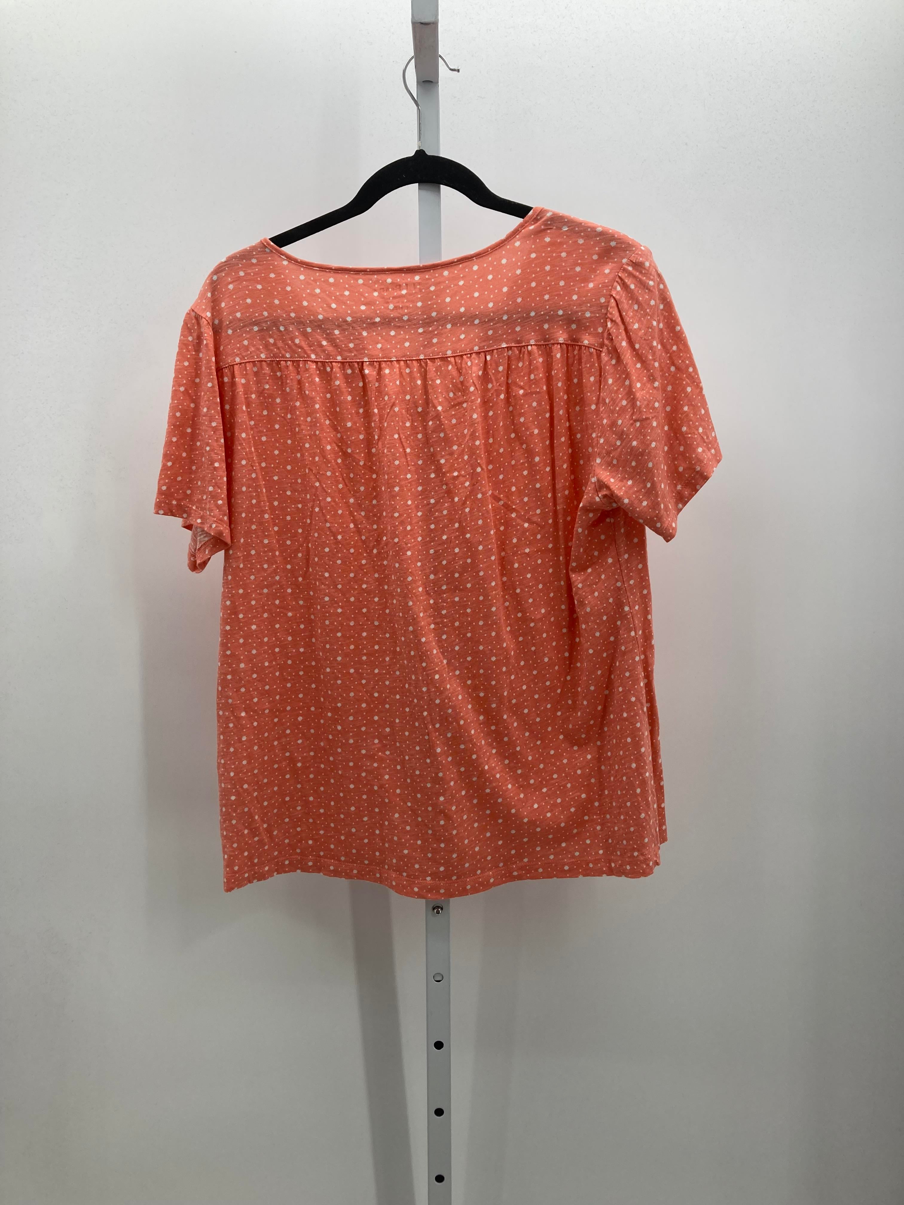 LL Bean Size Large Misses Short Sleeve Shirt