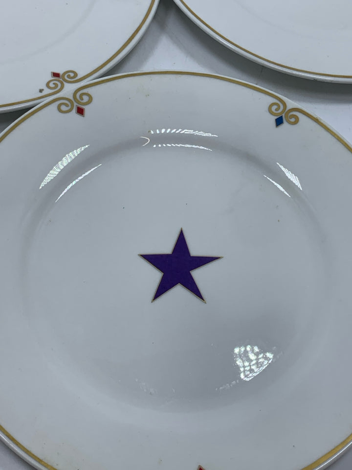 5 CELEBRATION SIDE PLATES.