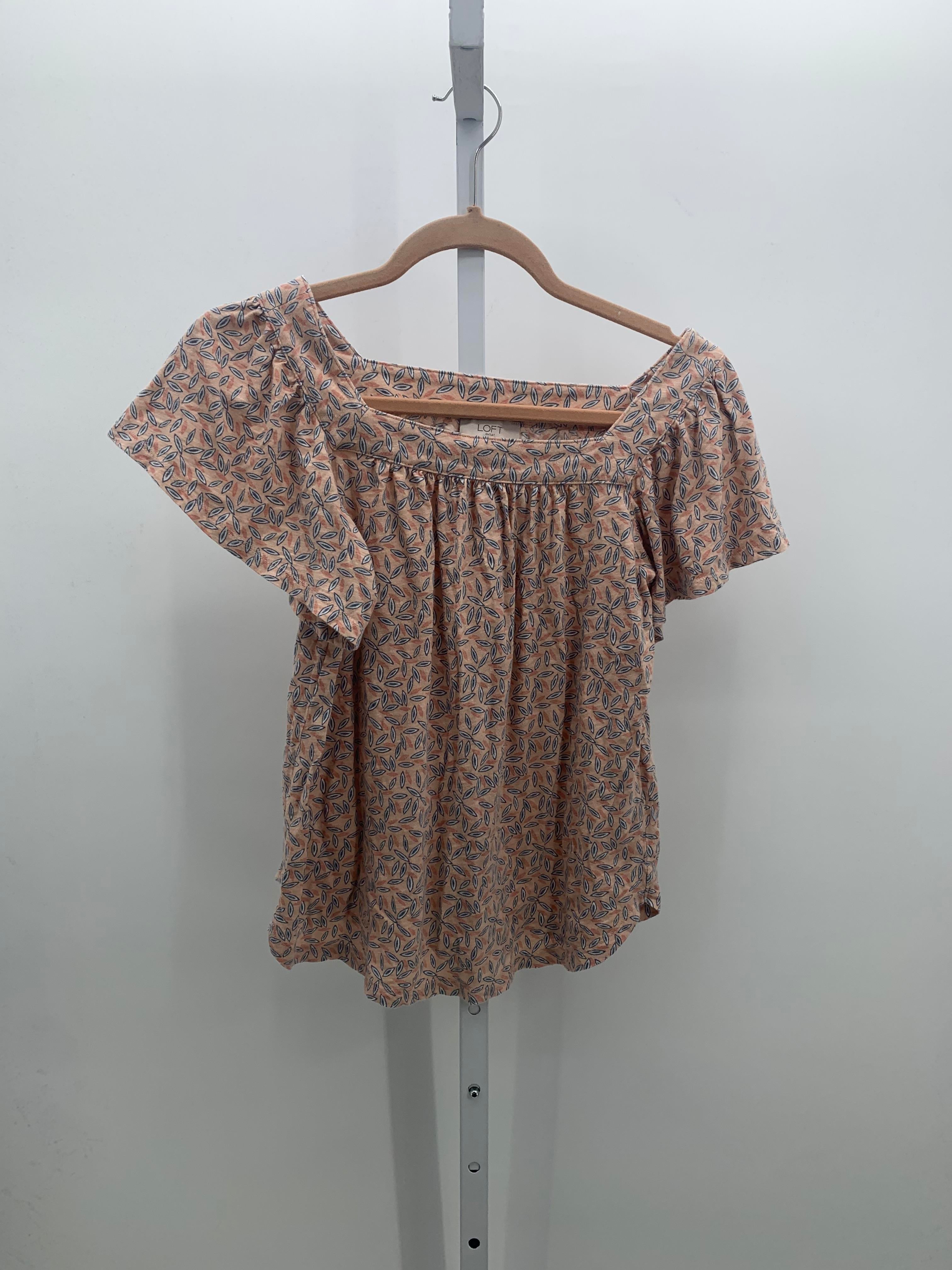 Loft Size X Small Misses Short Sleeve Shirt