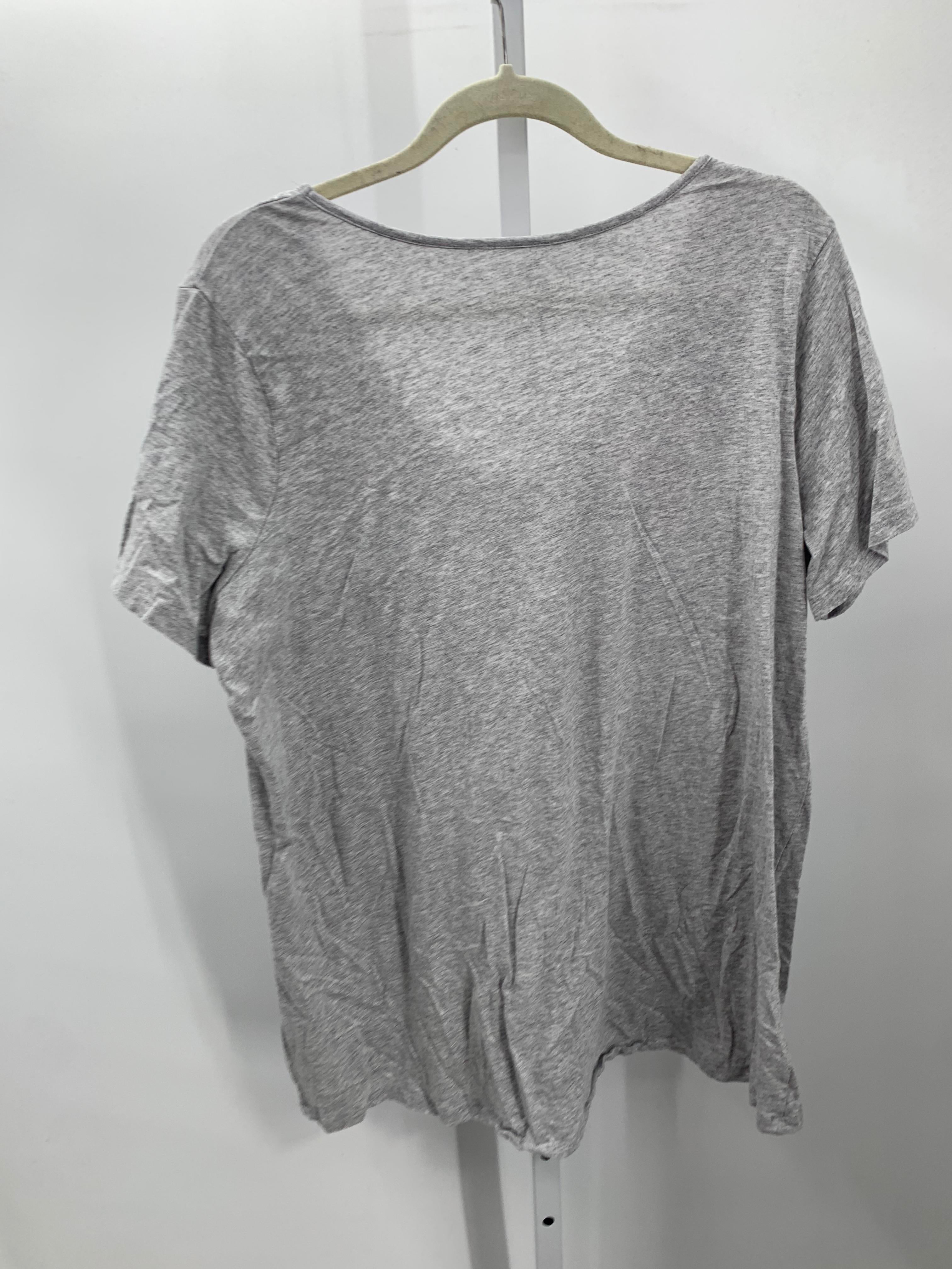 Woman Within Size 18/20 W Womens Short Sleeve Shirt