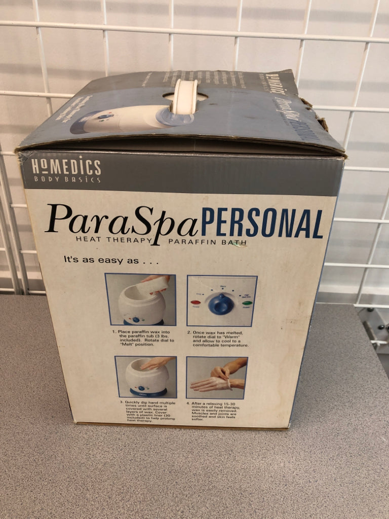 NIB HOMEDICS PARAFIN BATH.