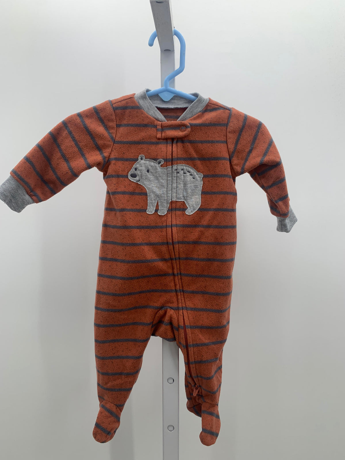 GREY STRIPES BEAR FLEECE