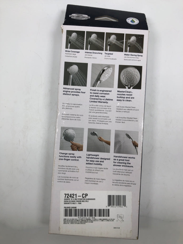 NIB KOHLER HAND SHOWER.