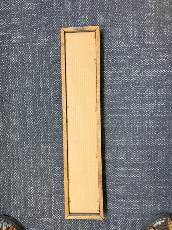 OAK WOOD RECTANGLE MIRROR.