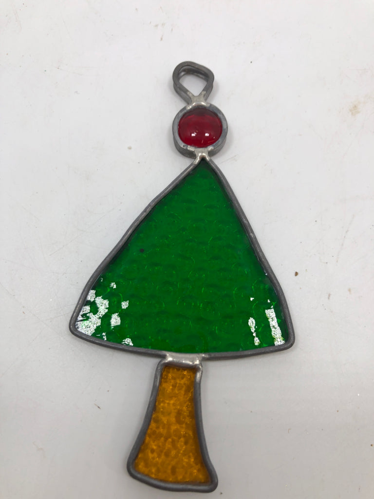 STAINED GLASS TREE.