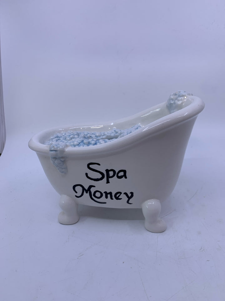 CLAW FOOT TUB SPA MONEY COIN BANK.