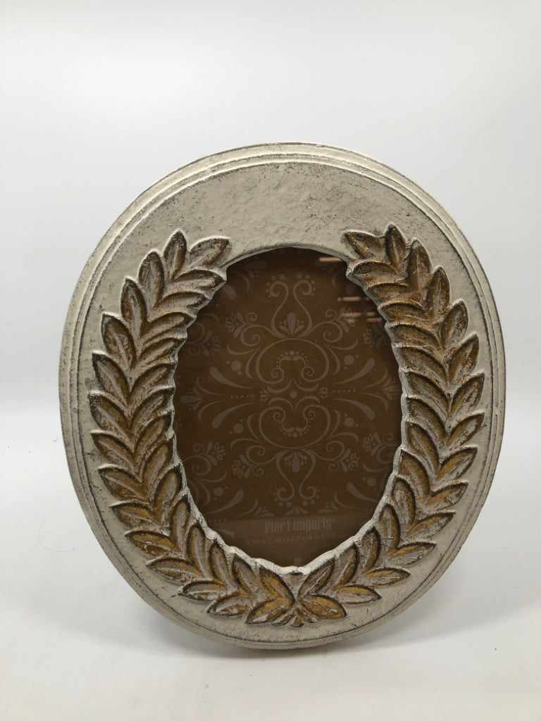 EMBOSSED LEAF PICTURE FRAME - PIER ONE.