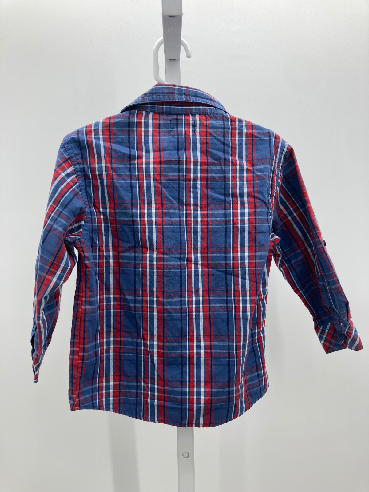 RED WHITE PLAID