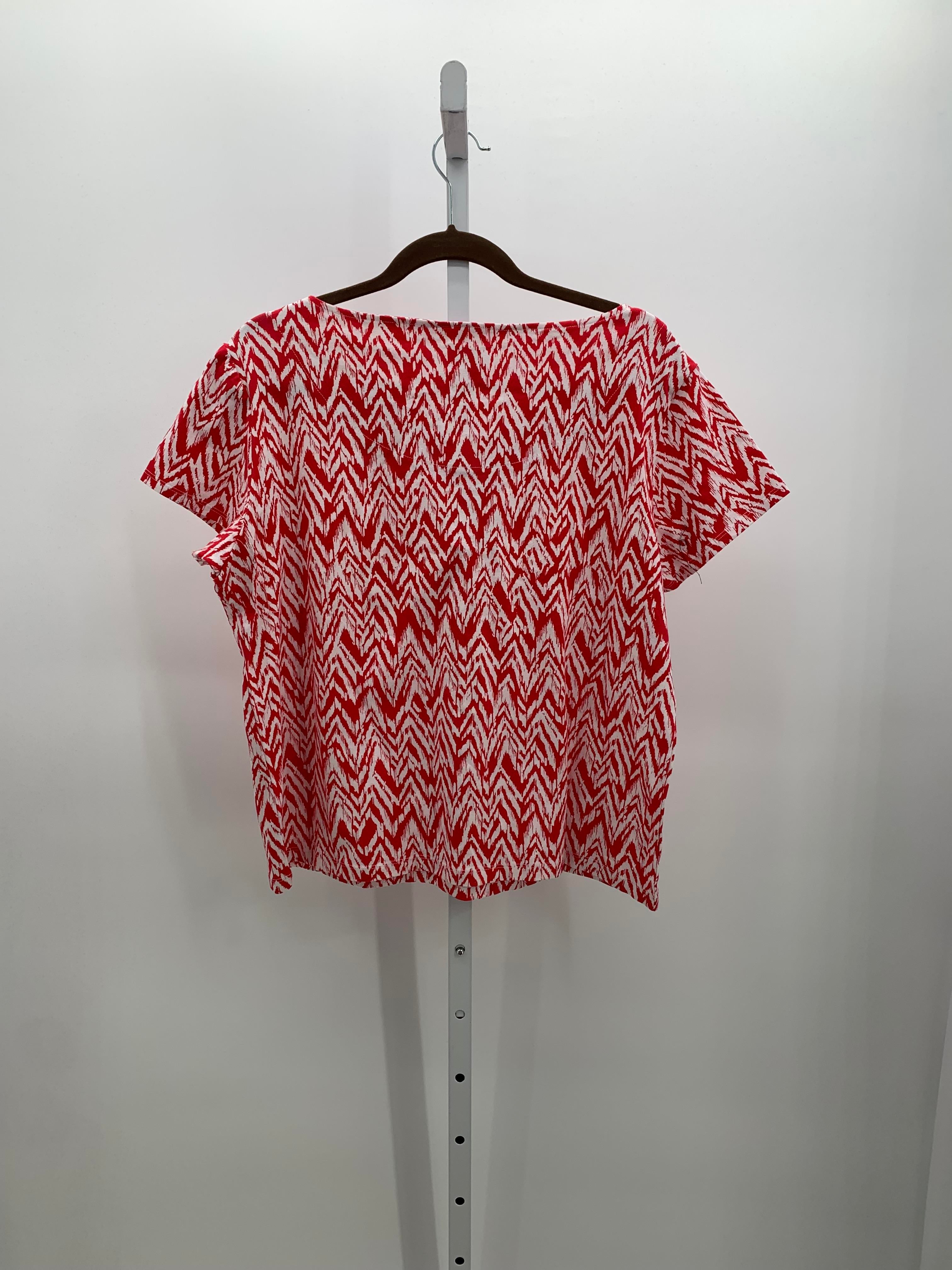 Ruby Rd. Size Extra Large Misses Short Sleeve Shirt