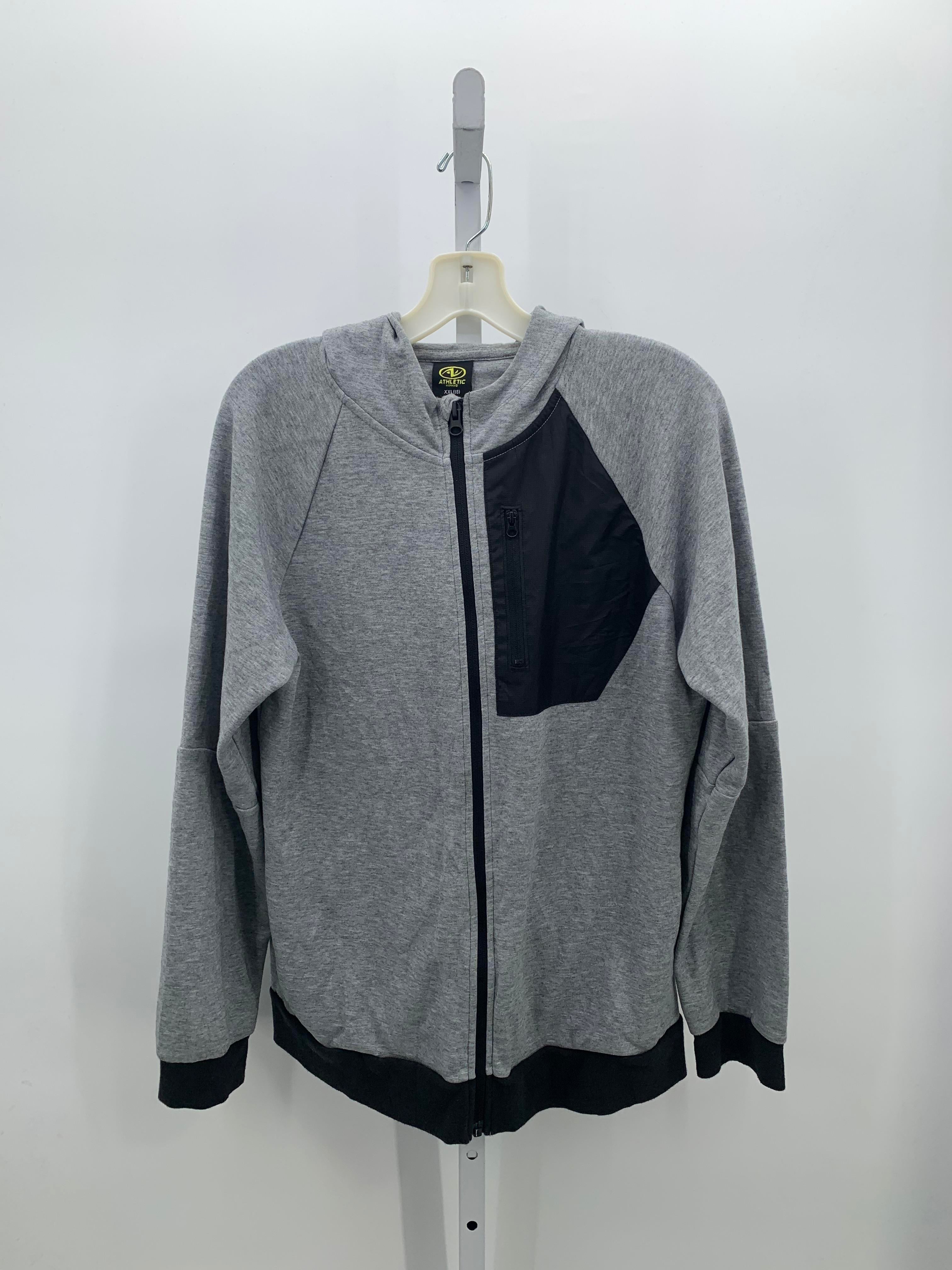 HOODED ZIP UP KNIT