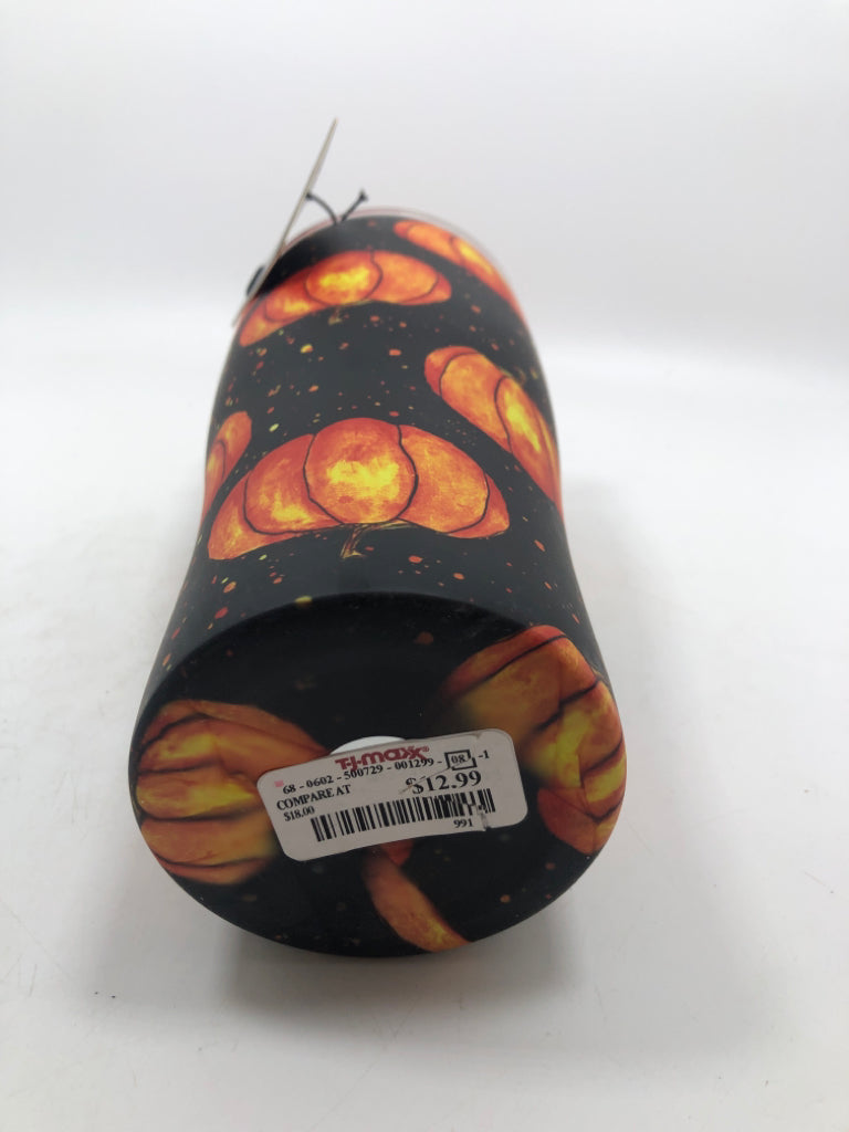 NWT PUMPKIN STAINLESS STEEL TUMBLER.