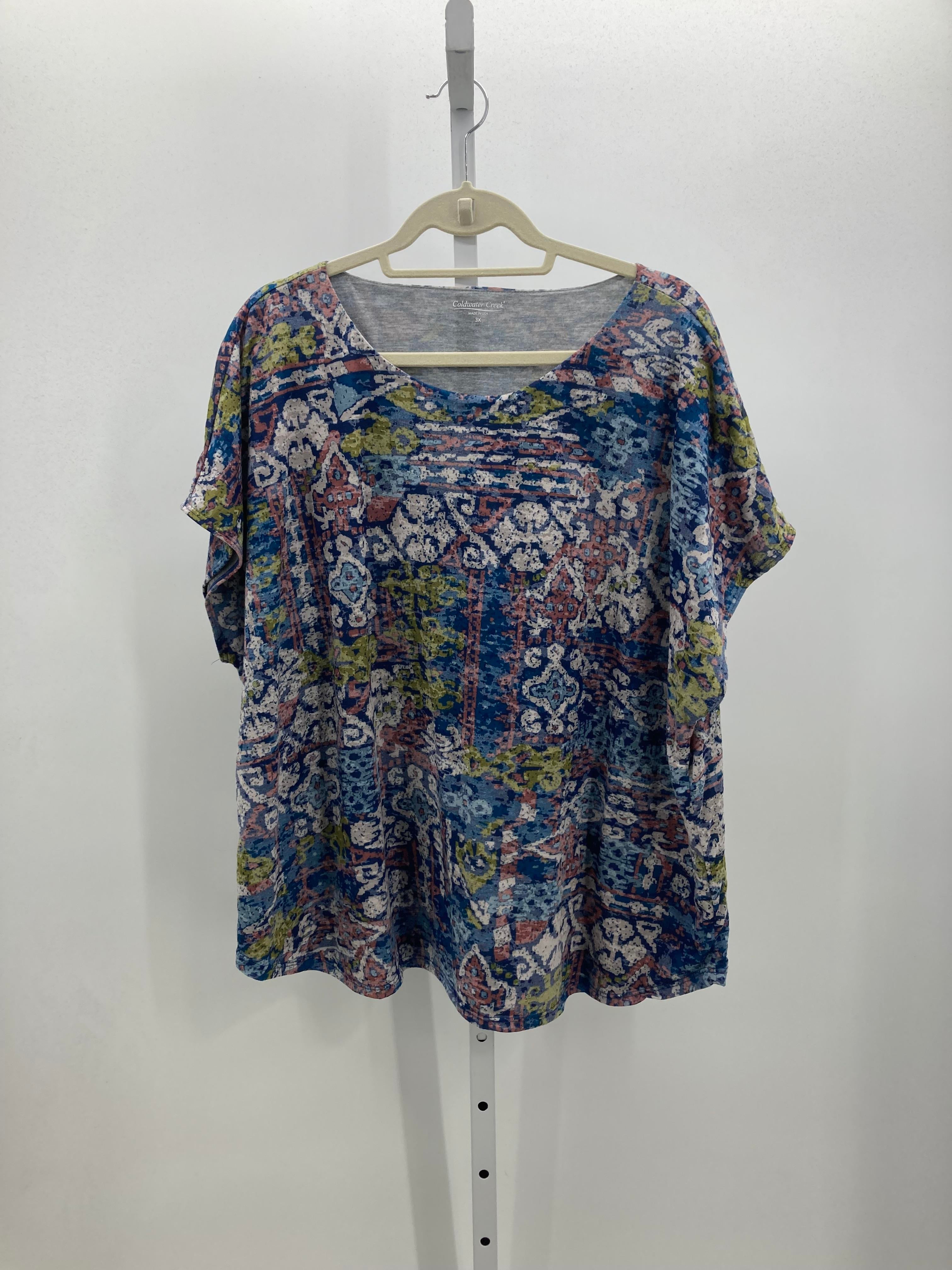 Coldwater Creek Size 3X Womens Short Sleeve Shirt