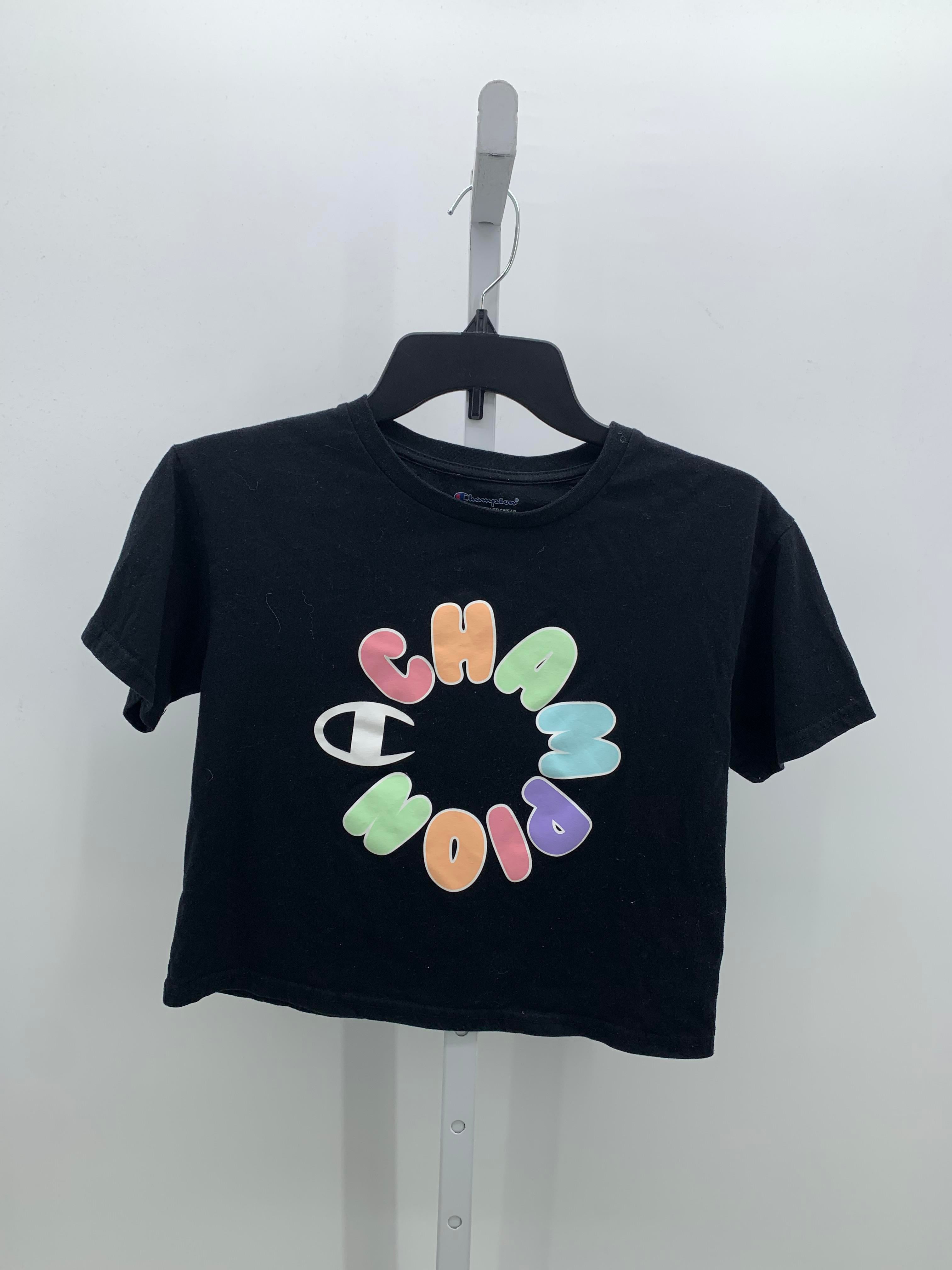 Champion Size 10-12 Girls Short Sleeve Shirt