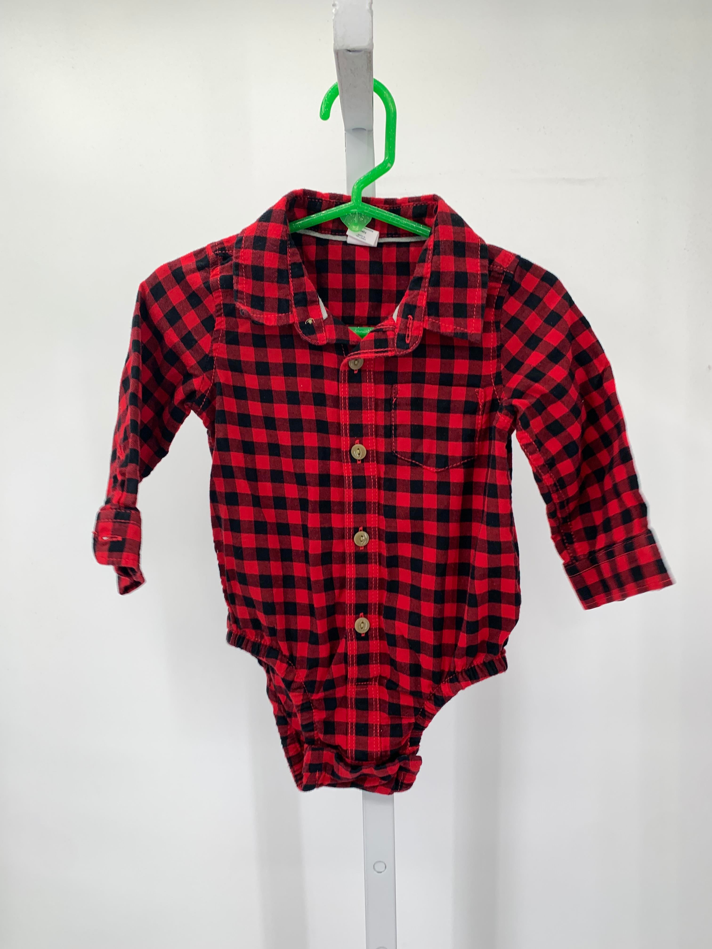 BLACK PLAID BTN DOWN