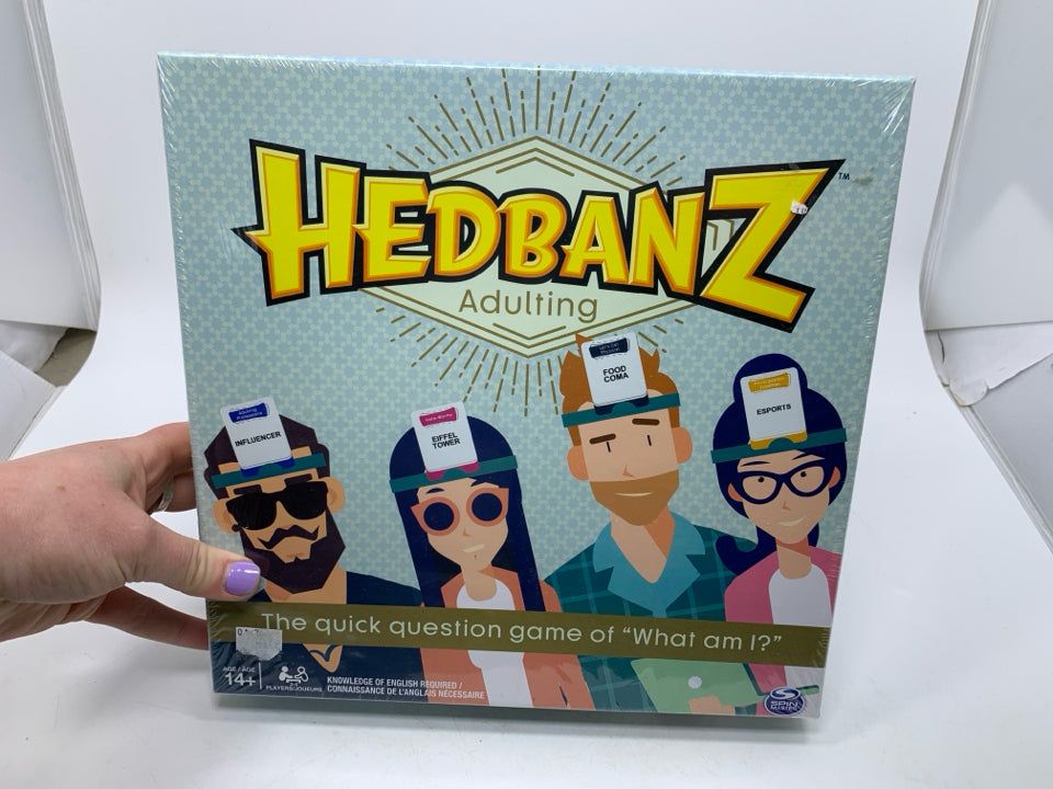 NIB HEDBANZ ADULTING GAME.