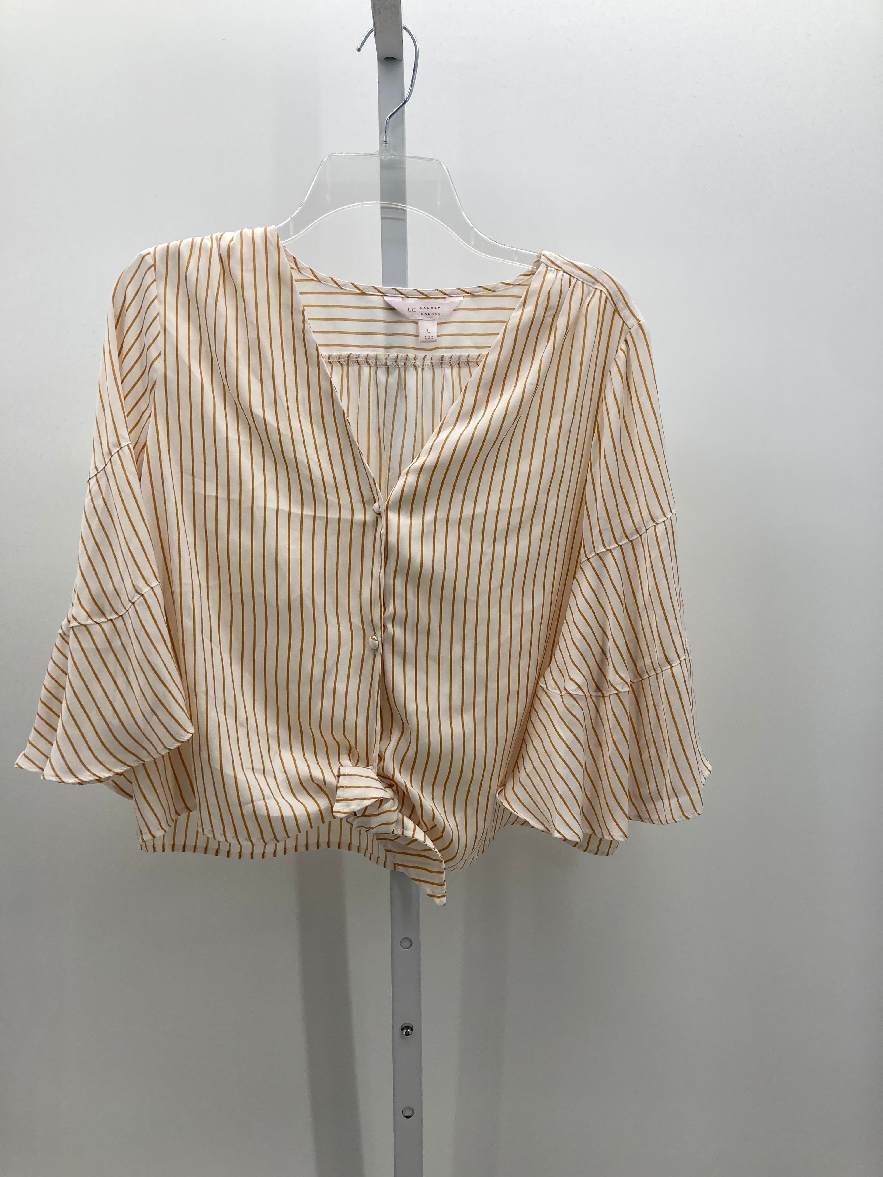 Lauren Conrad Size Large Misses Short Sleeve Shirt