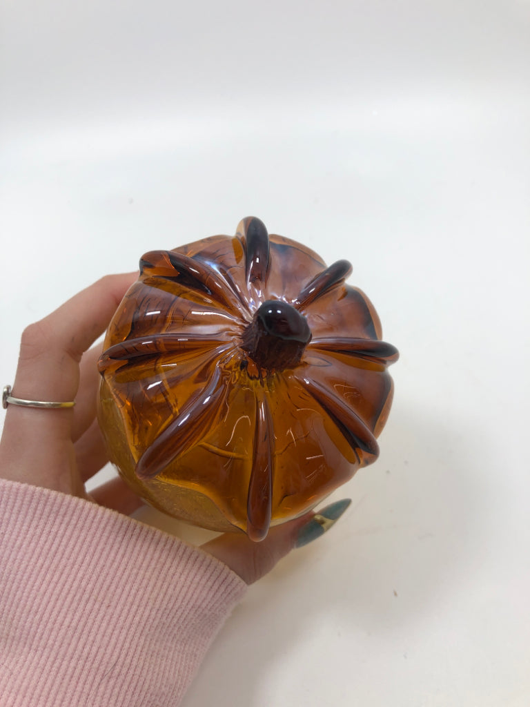 GLASS BLOWN ACORN.