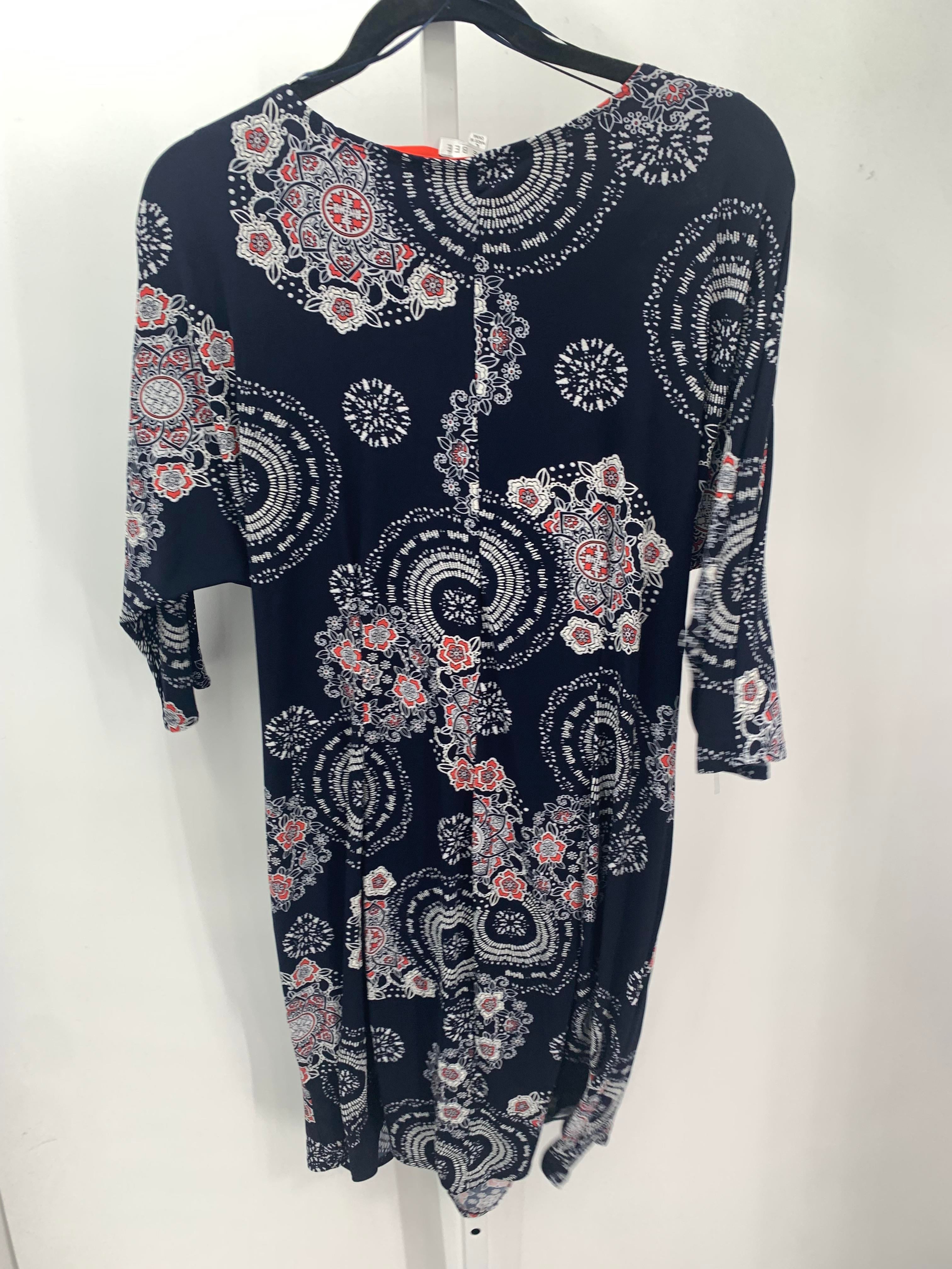 Robbie Bee Size Large Misses 3/4 Sleeve Dress