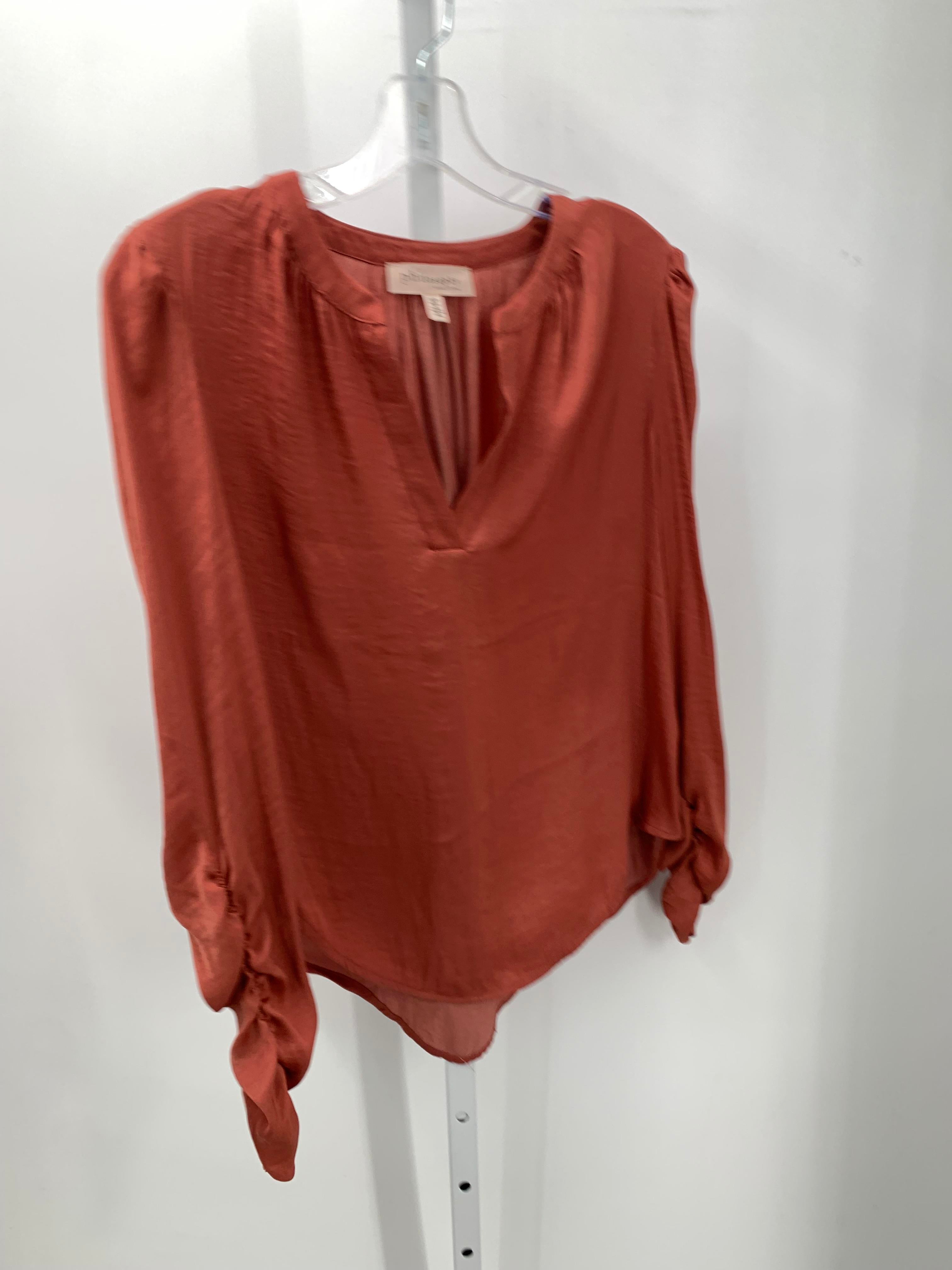 philosophy Size Small Misses Long Sleeve Shirt