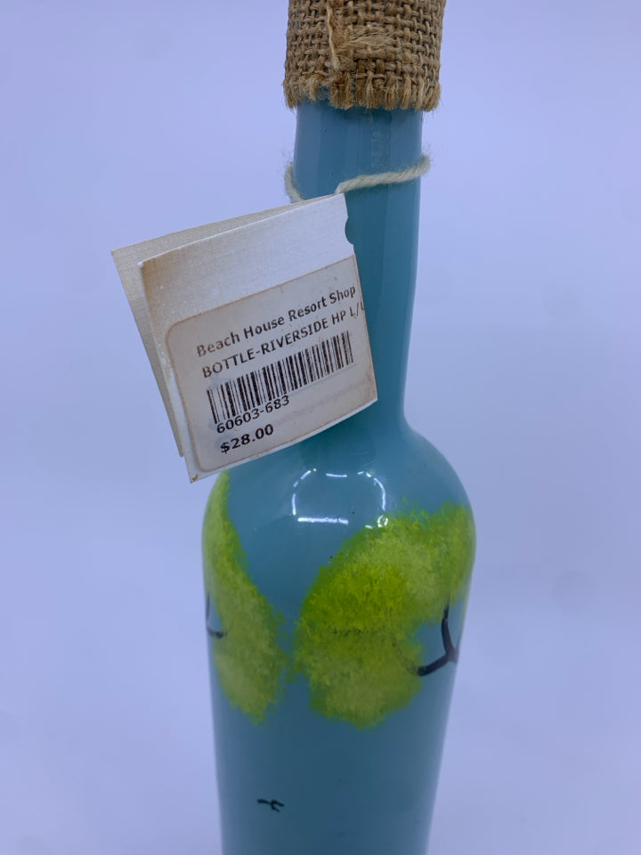 LIGHT UP RIVER SCENE BOTTLE.