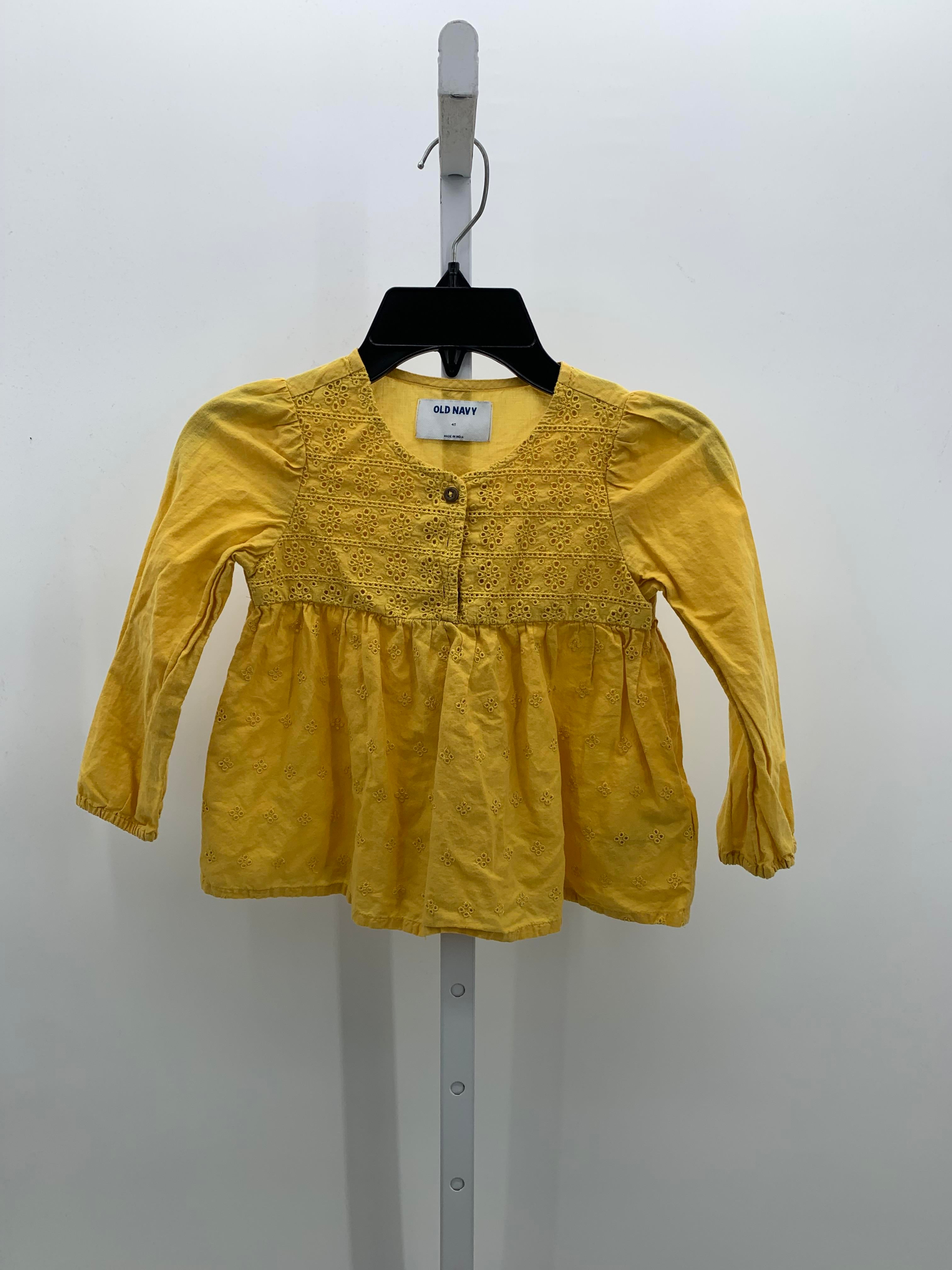 Old Navy Size 4T Girls Long Sleeve Shirt