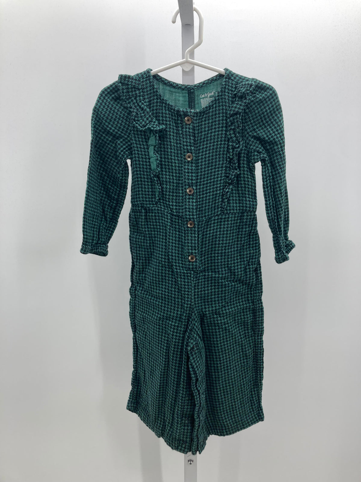 Cat & Jack Size 2T Girls Long Slv. Romper