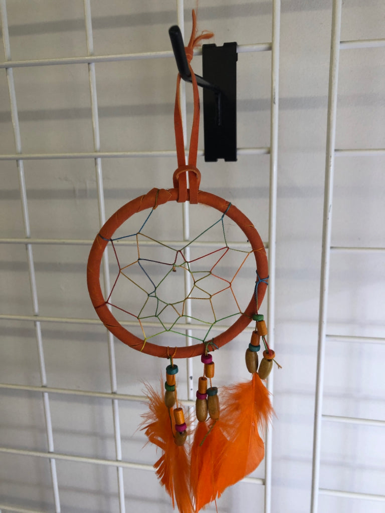 ORANGE DREAM CATCHER.