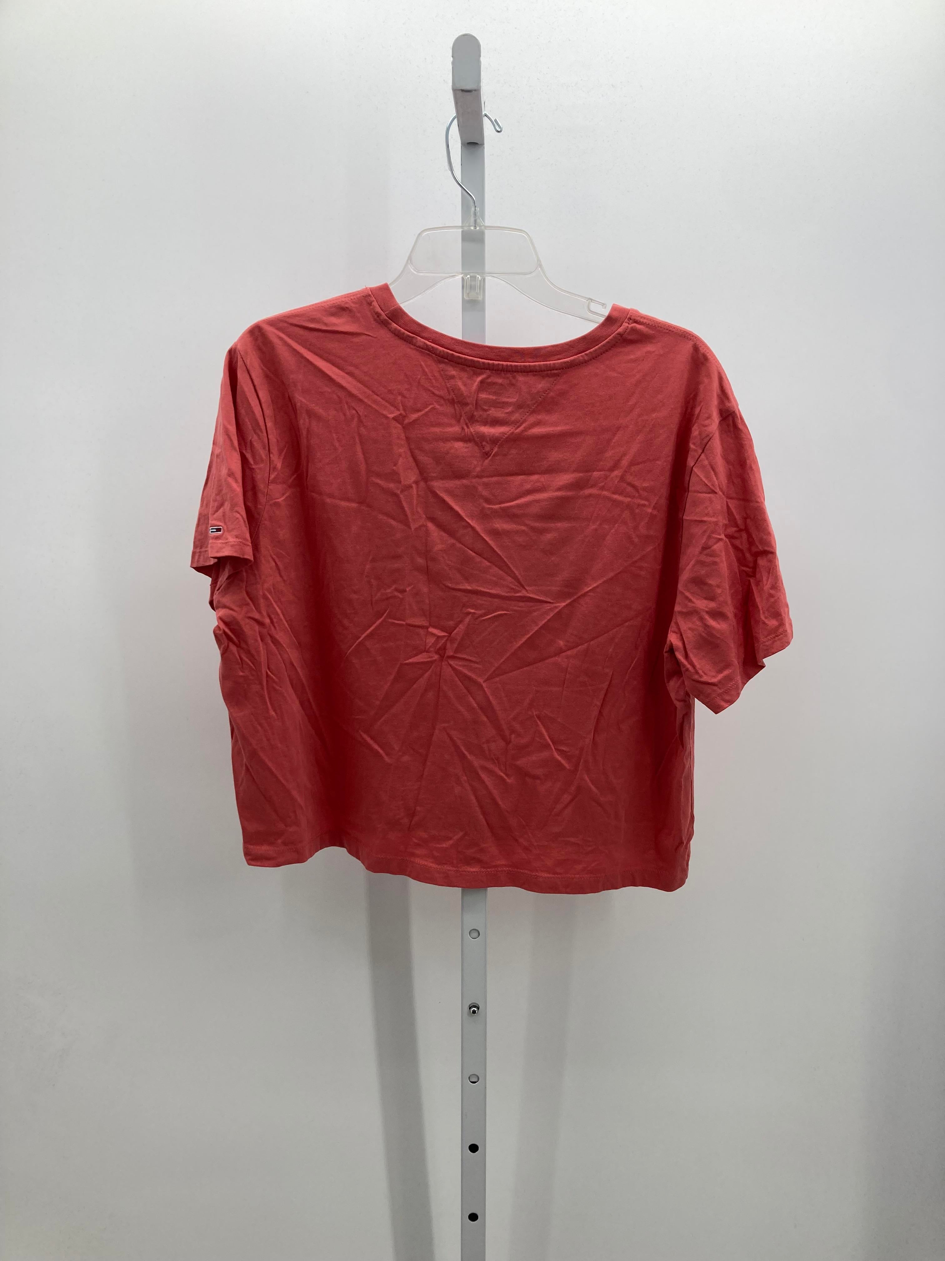Tommy Hilfiger Size Large Misses Short Sleeve Shirt