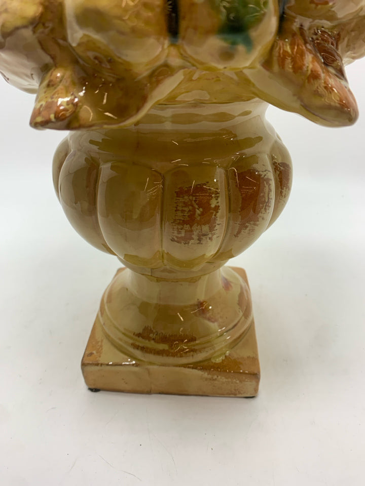VTG STYLE CERAMIC FRUIT TOPIARY.