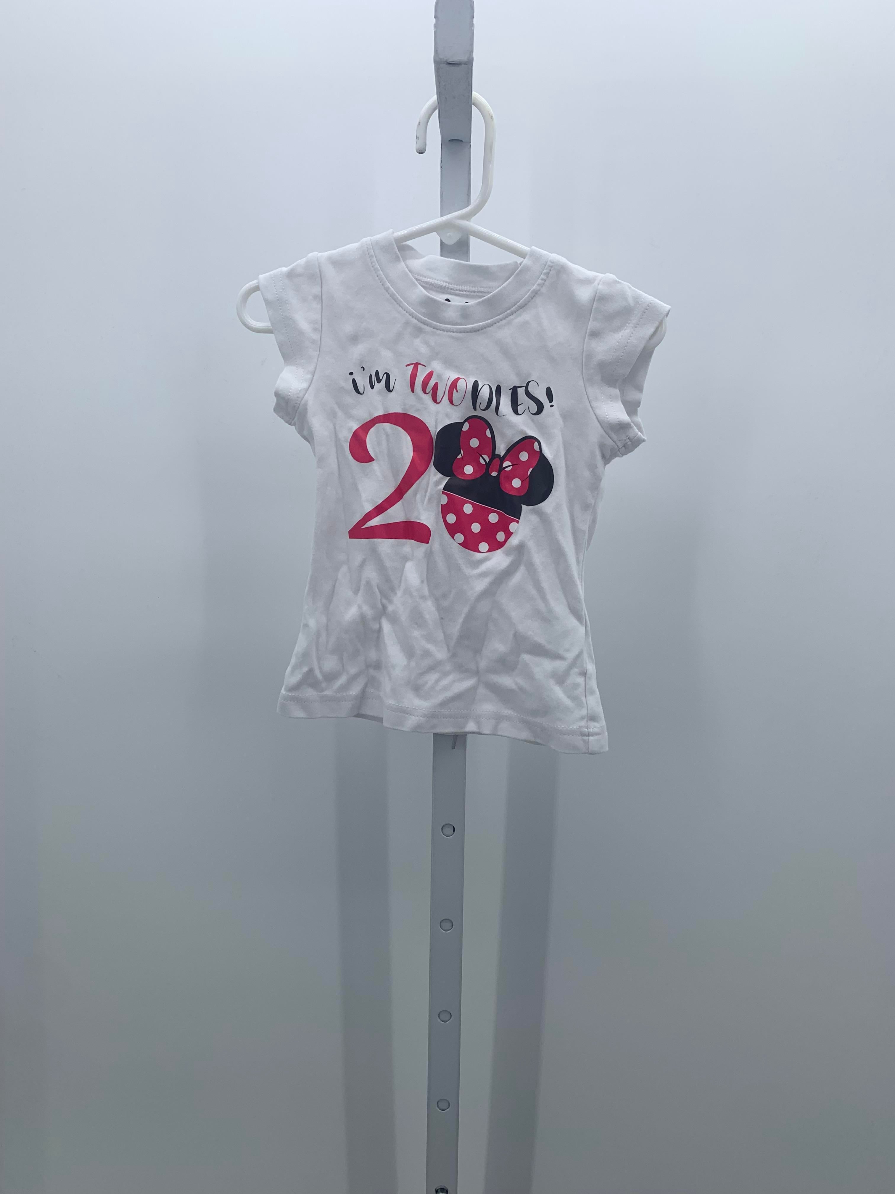 Size 2T Girls Short Sleeve Shirt