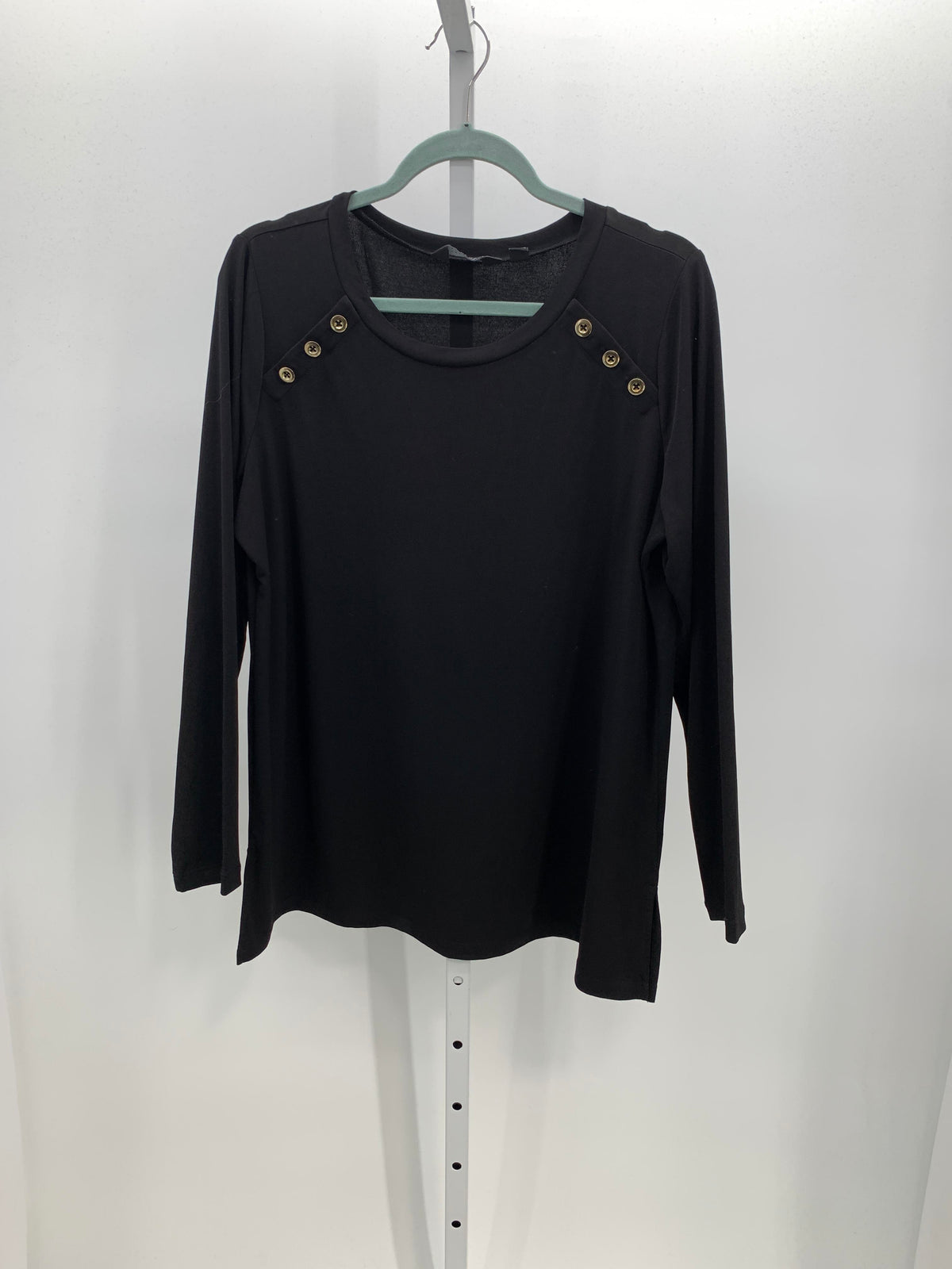 Susan Graver Size Large Misses Long Sleeve Shirt