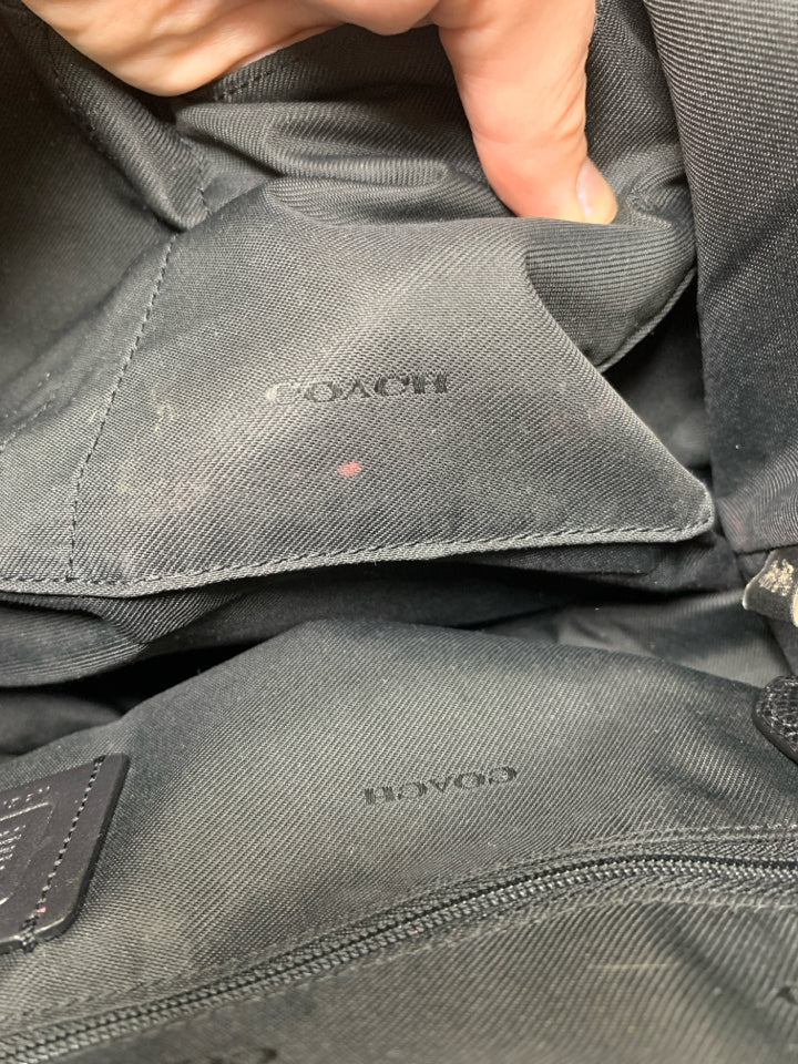 Coach Bailey Carryall Crossgrain Leather Shoulder Bag