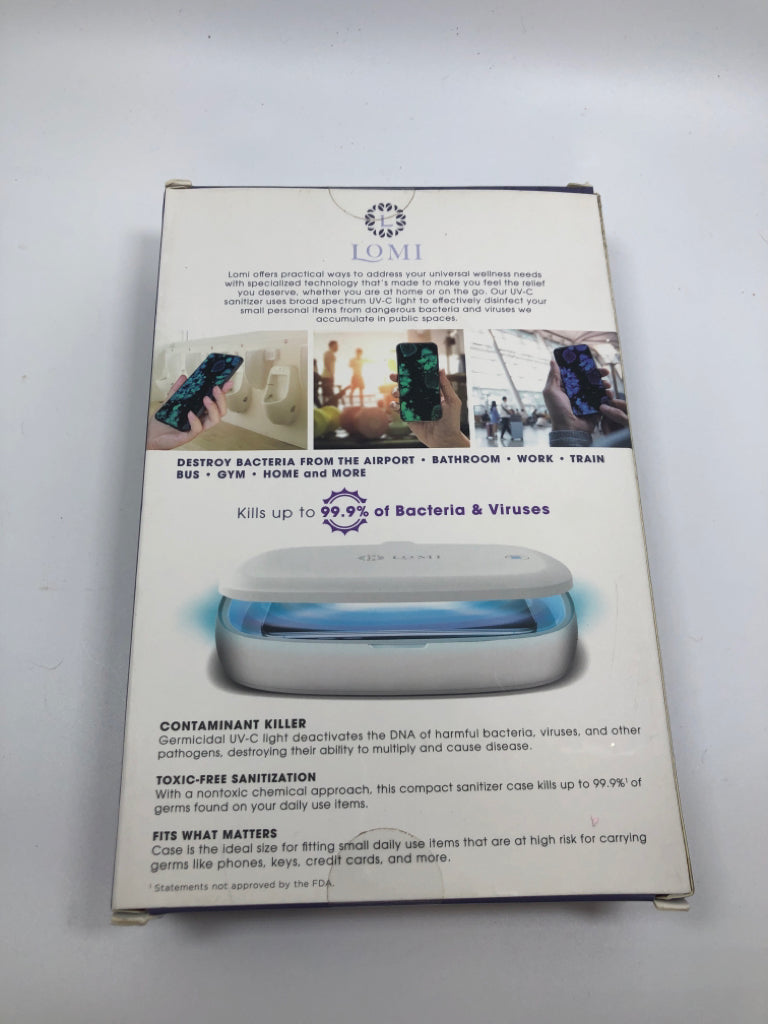 NIB UV-C SANITIZER PHONE CLEANING KIT
