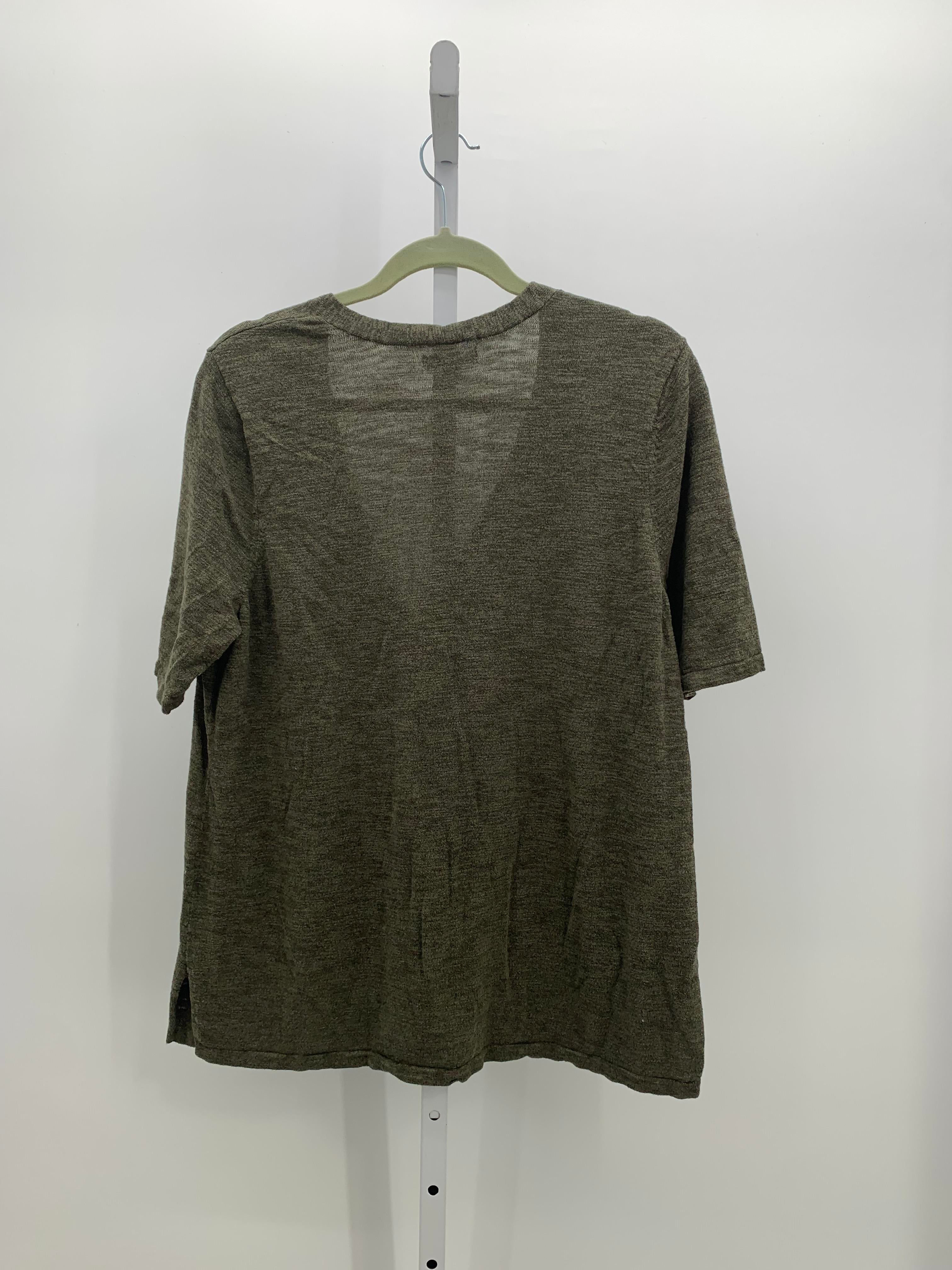 Croft & Barrow Size Large Misses Short Slv Sweater