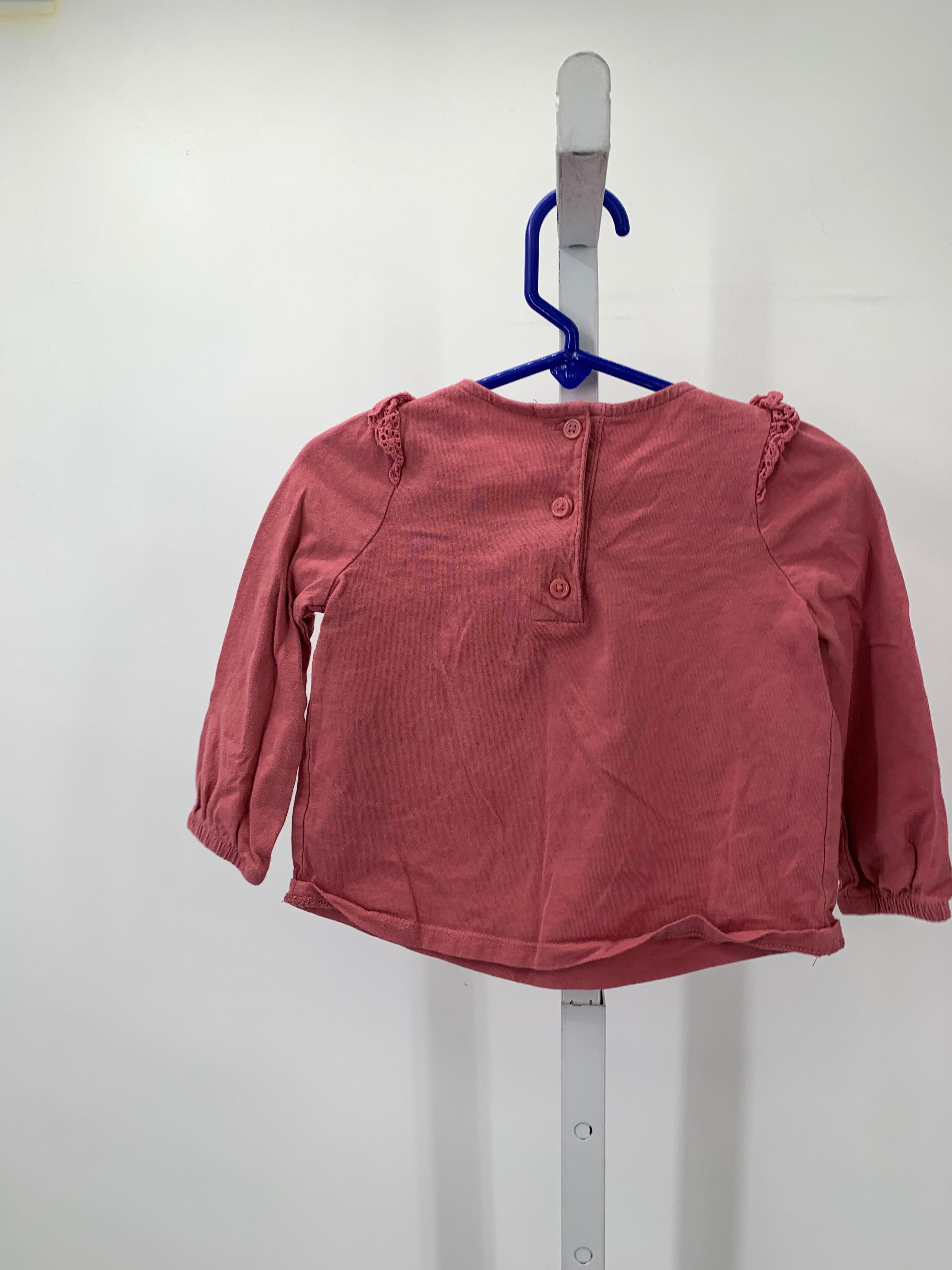 Osh Kosh Size 18 Months Girls Long Sleeve Shirt