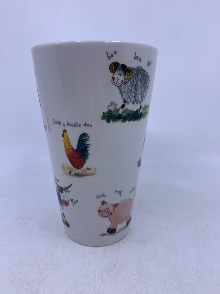 TALL FARM ANIMAL THEMED MUG QUEENS.