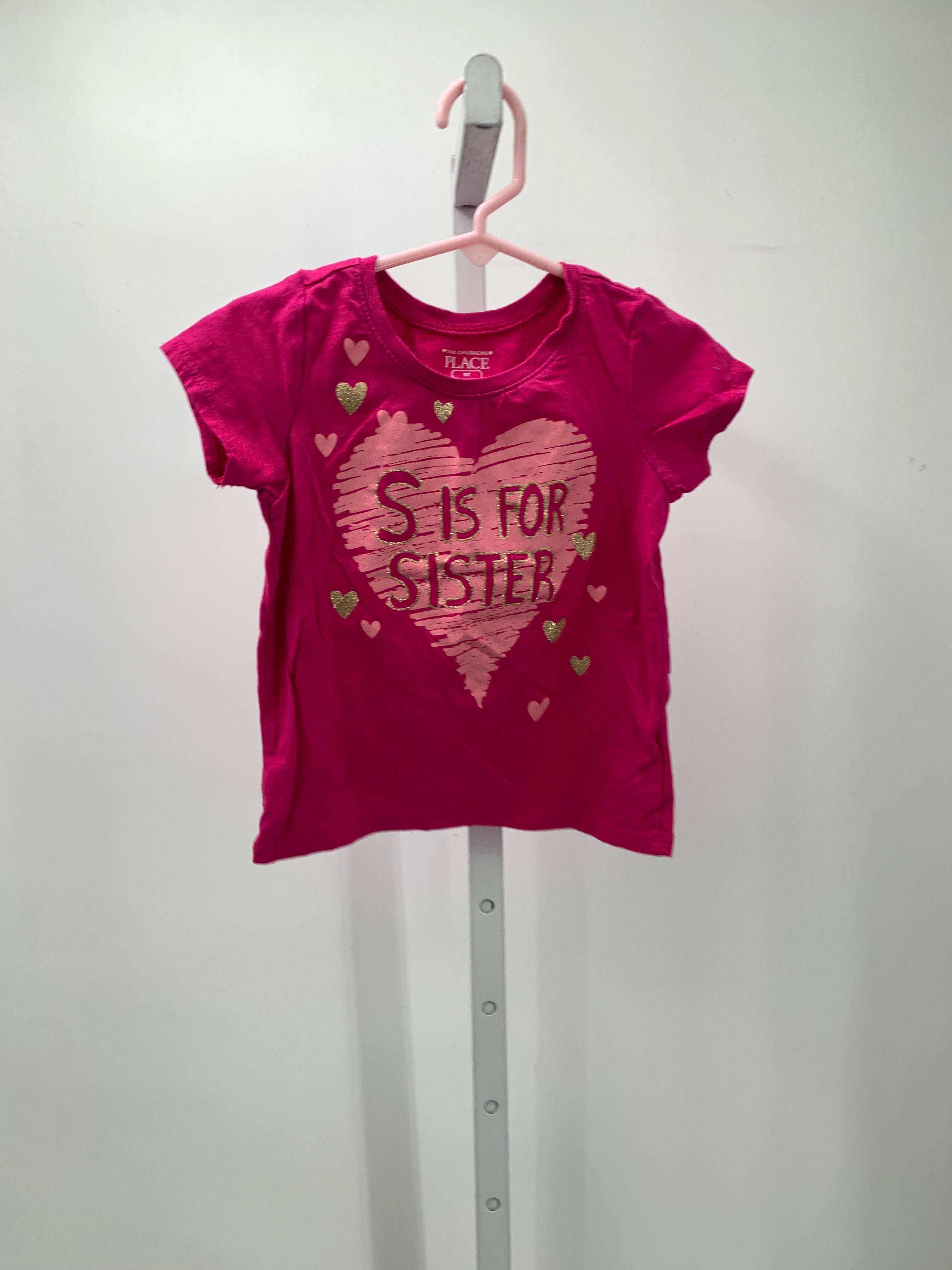 Children's Place Size 3T Girls Short Sleeve Shirt