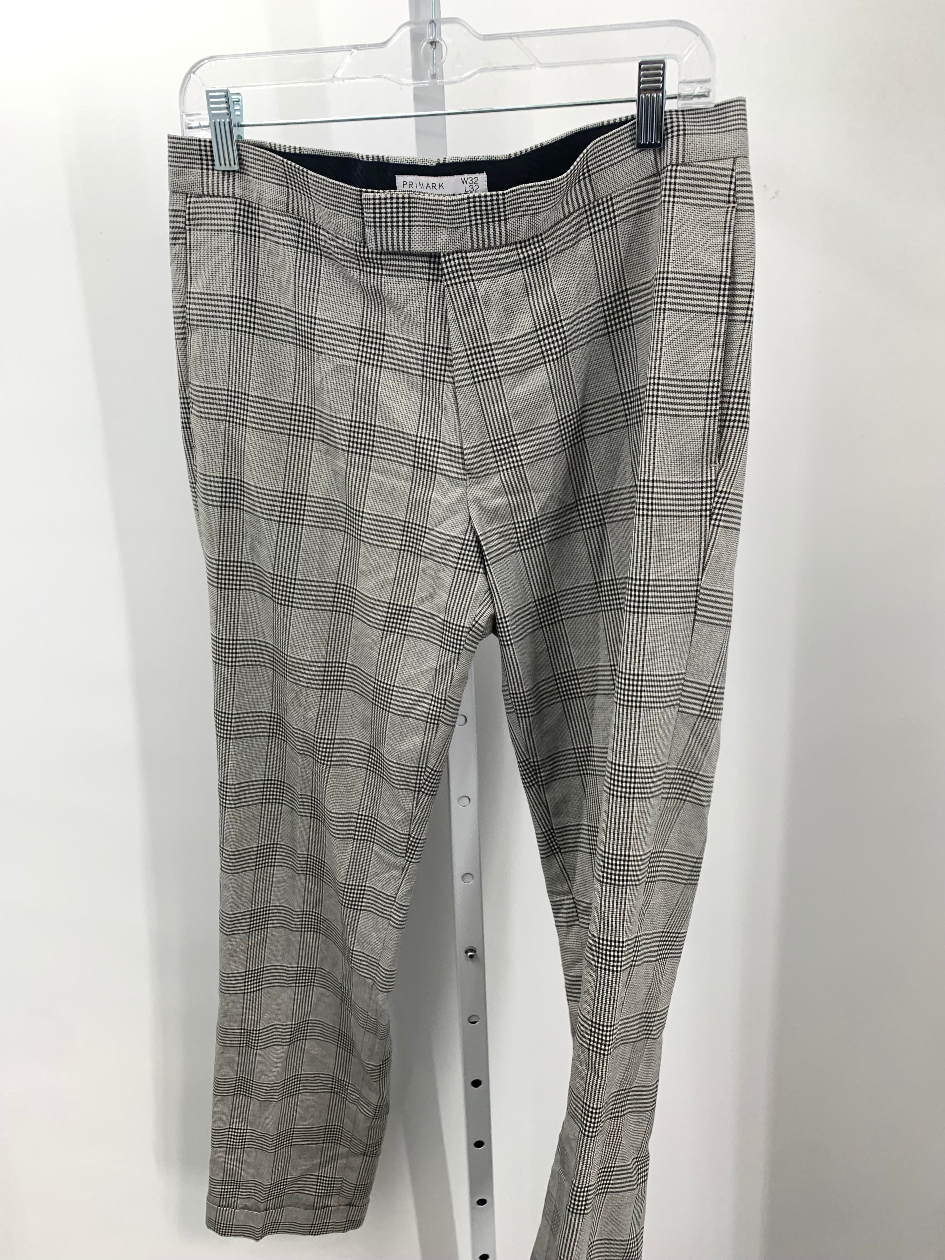 PLAID TROUSERS