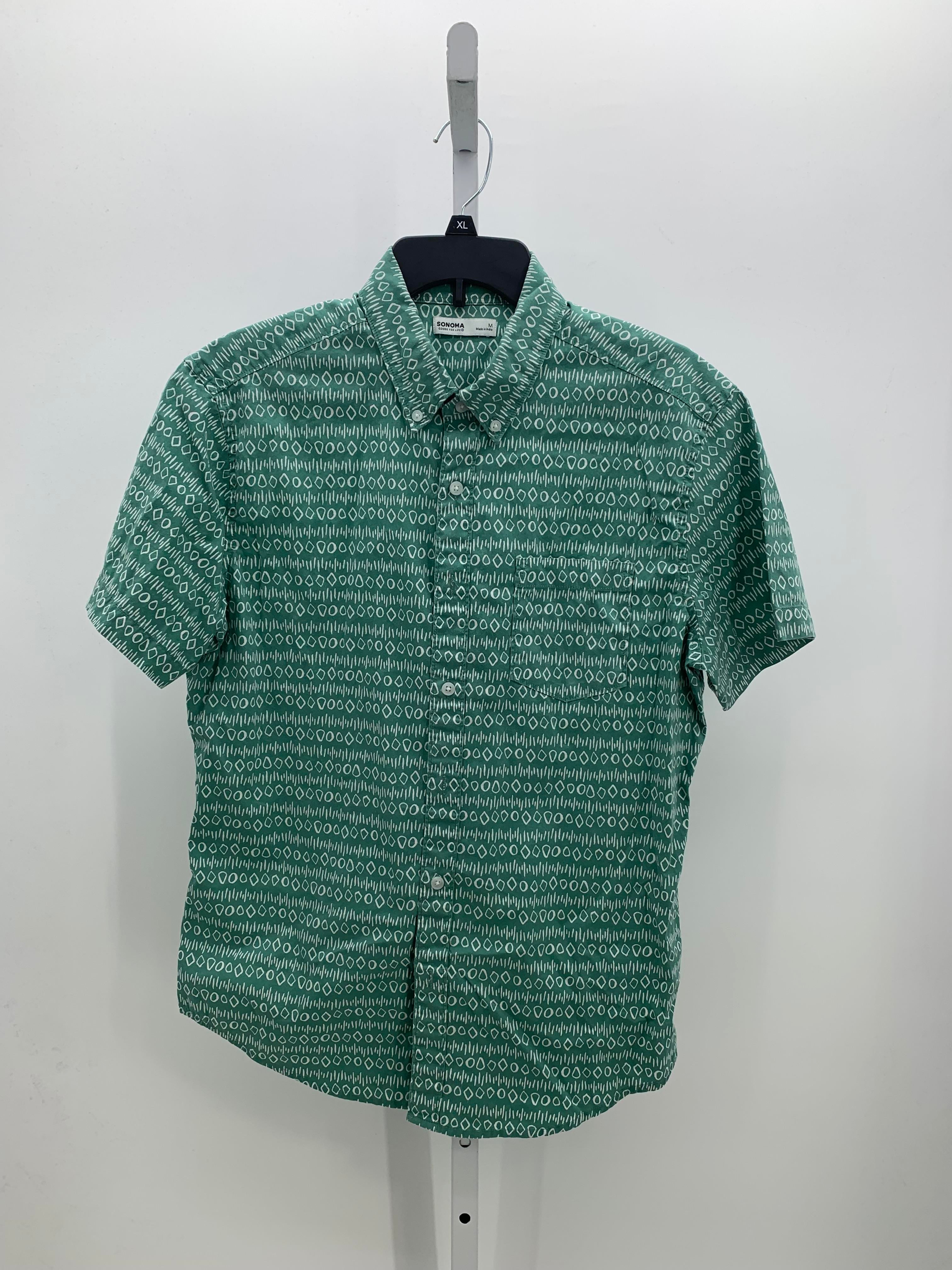 WHITE PATTERN BTN DOWN