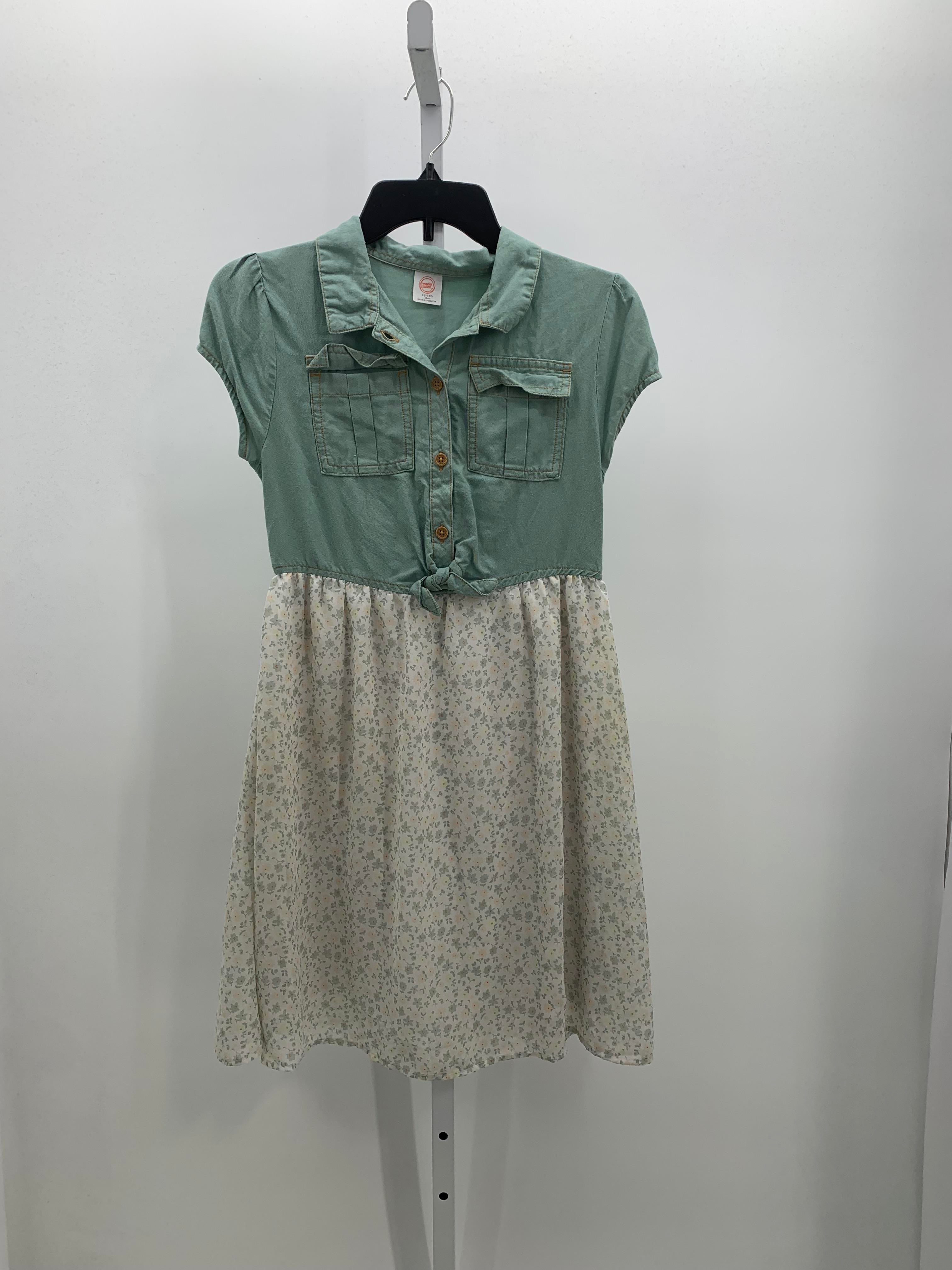 Wonder Nation Size 10-12 Girls Short Sleeve Dress