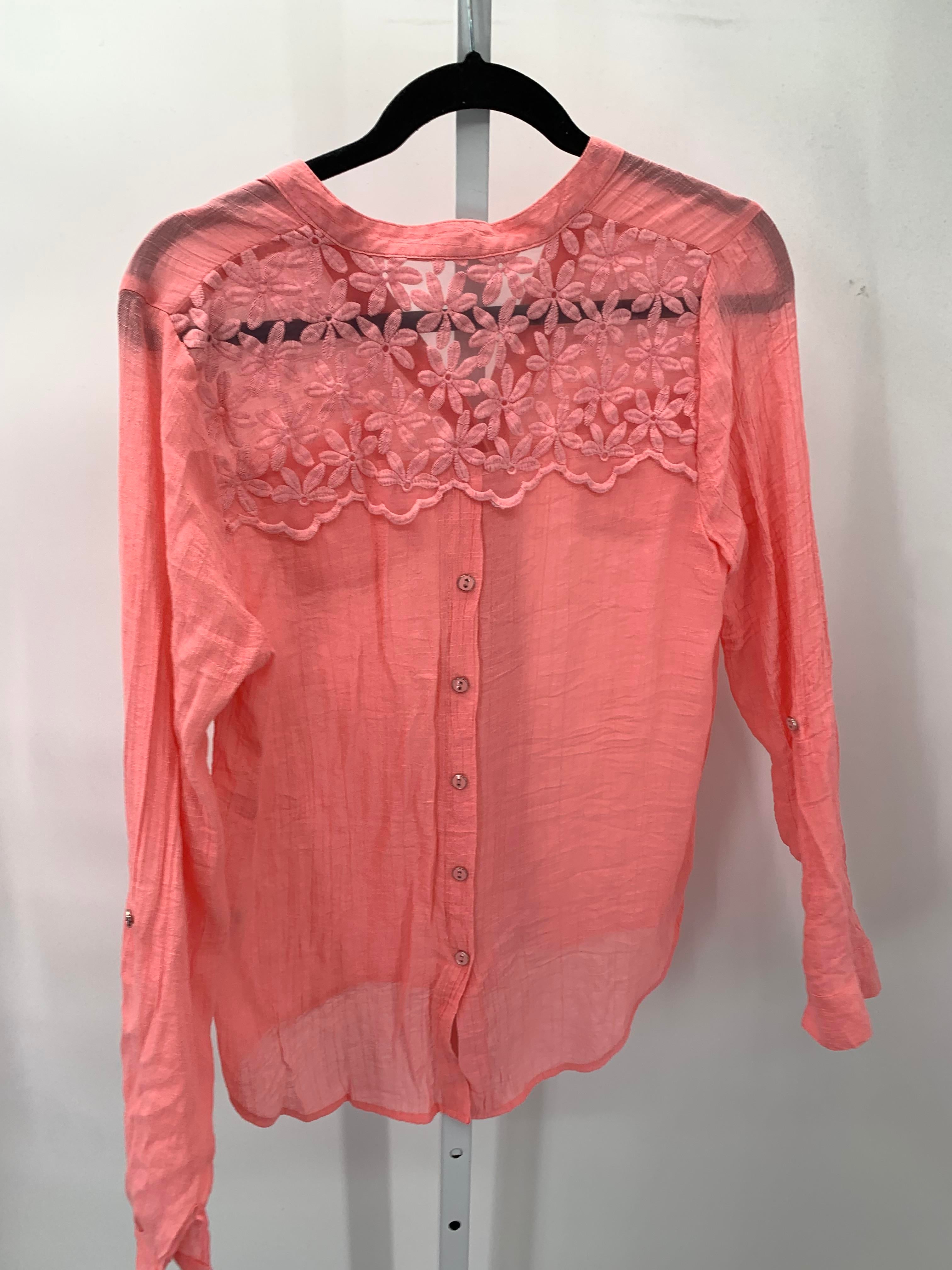 Mine Size Large Juniors Long Sleeve Shirt