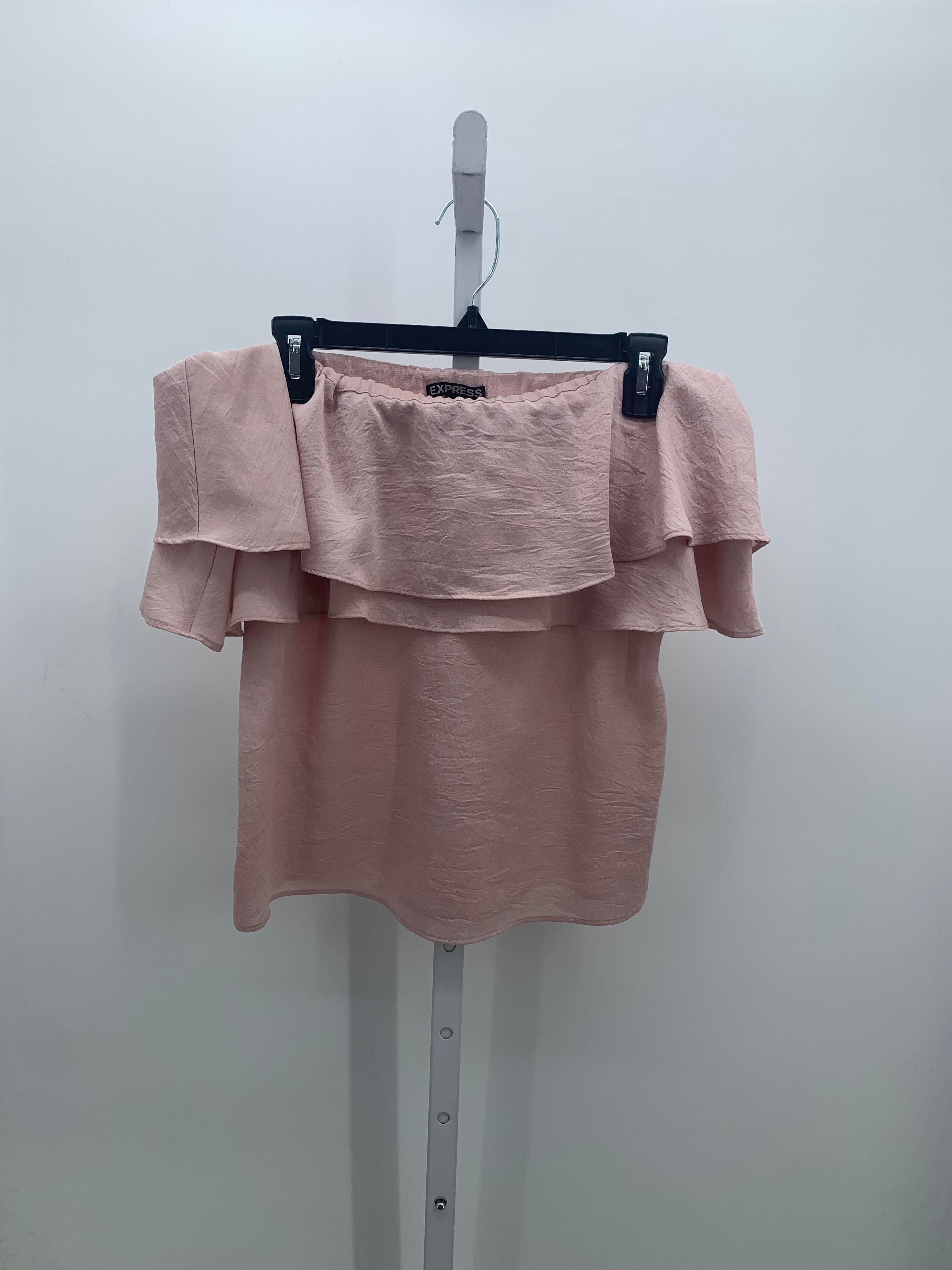 Express Size Small Misses Short Sleeve Shirt