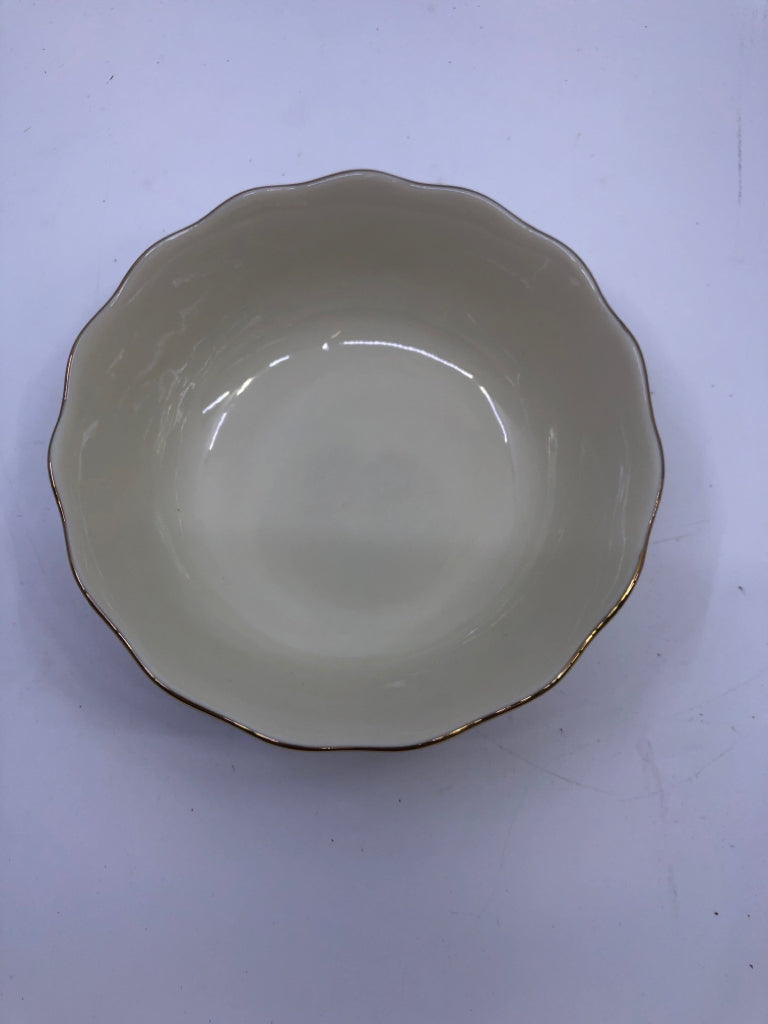 NEW LENOX ROSE BLOSSOM BOWL.